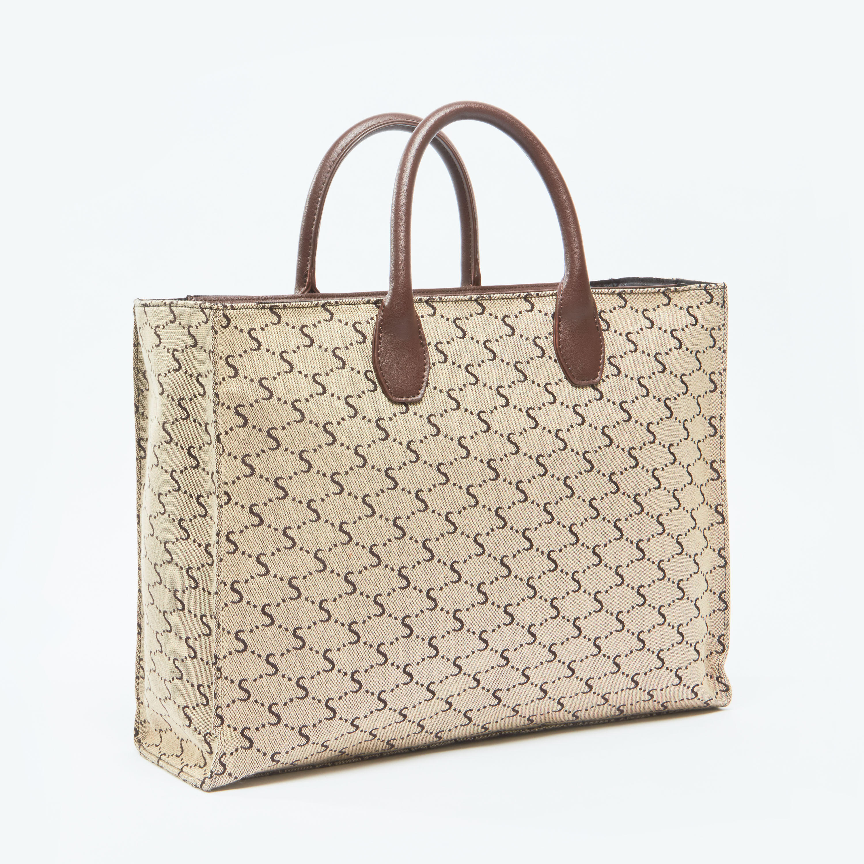 Printed Tote Bag with Twin Handles-women-bagsandwallets-handbags-image-3