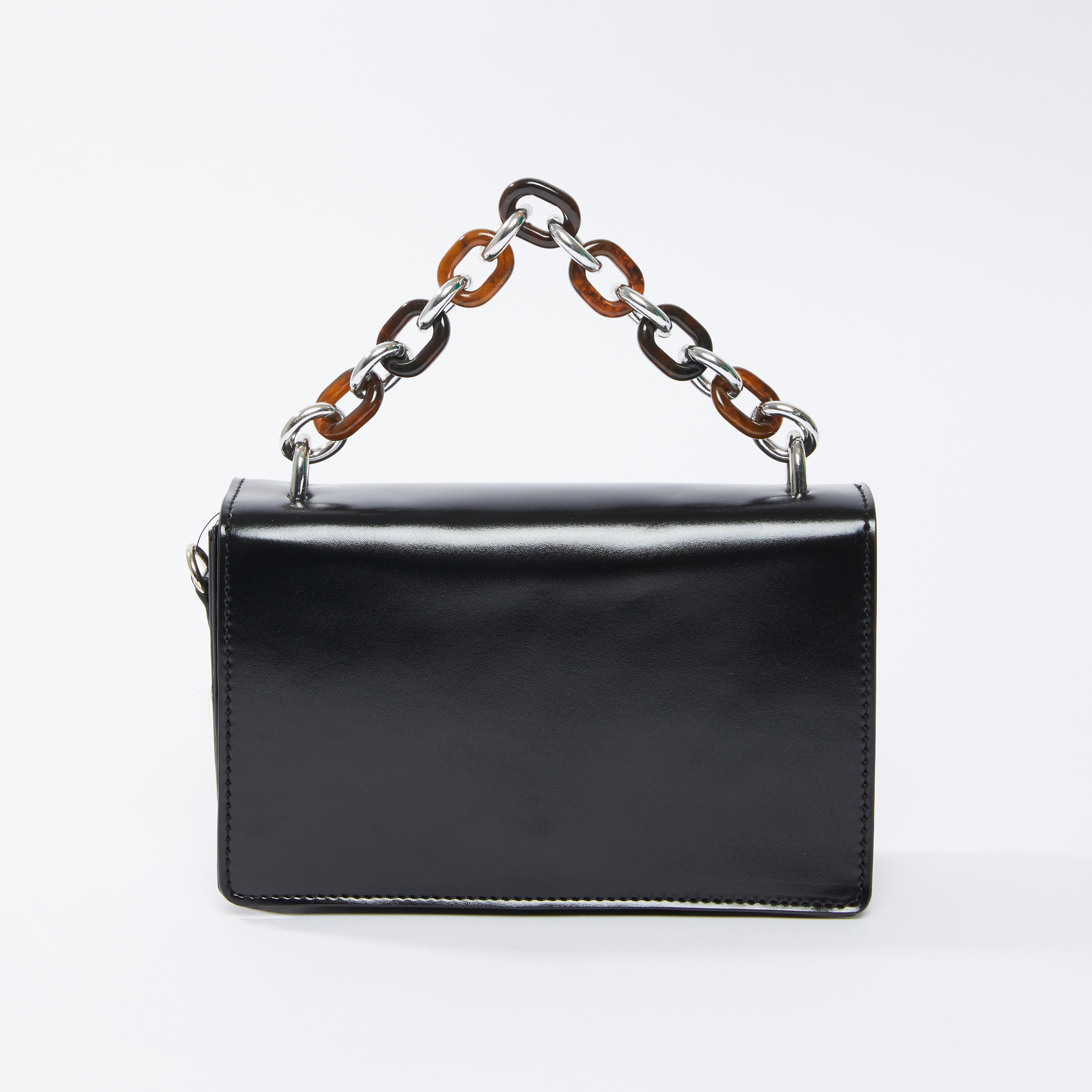 Plain Satchel Bag with Adjustable Strap and Magnetic Snap Closure-women-bagsandwallets-handbags-image-1