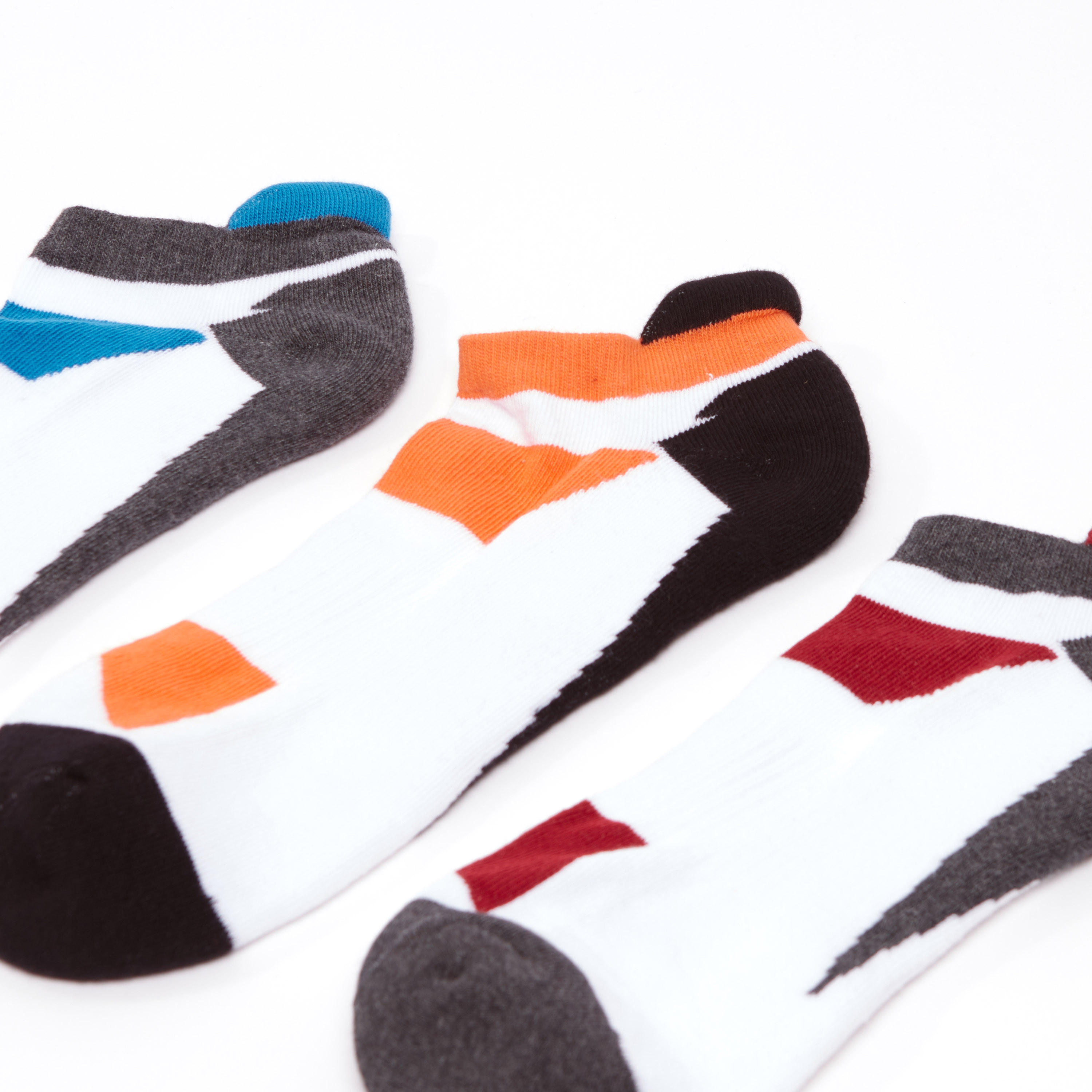 جوارب بارزة الملمس بطول الكاحل بحوّاف أساور - طقم من 3 أزواج-men-socks-image-2