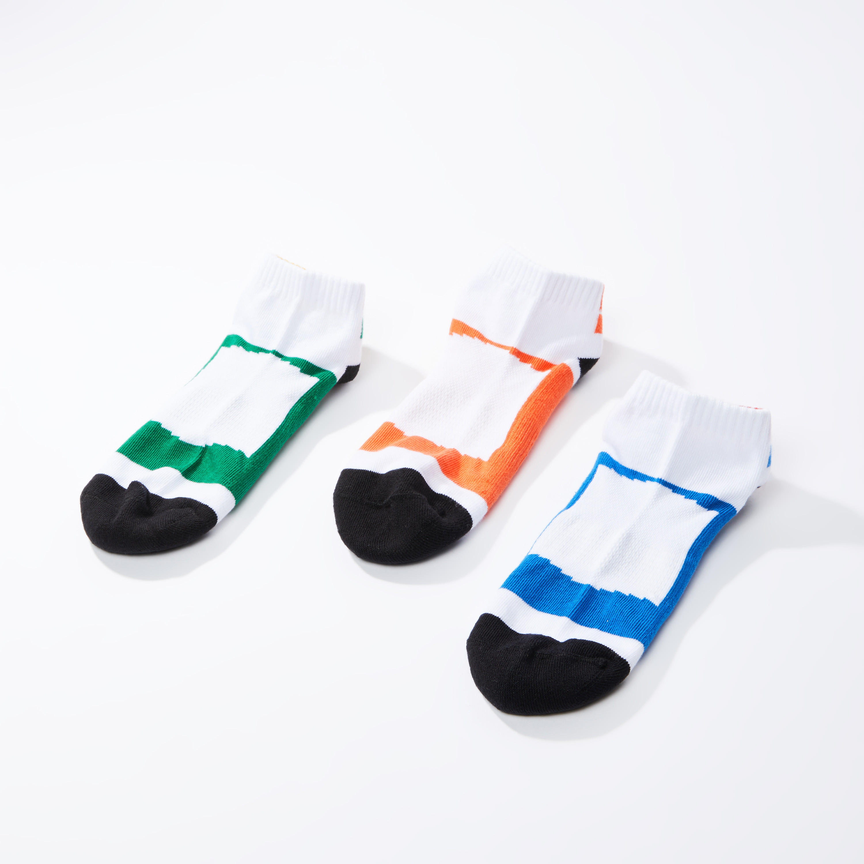 جوارب بارزة الملمس بطول الكاحل بحواف مضلّعة - طقم من 3 أزواج-men-socks-image-3