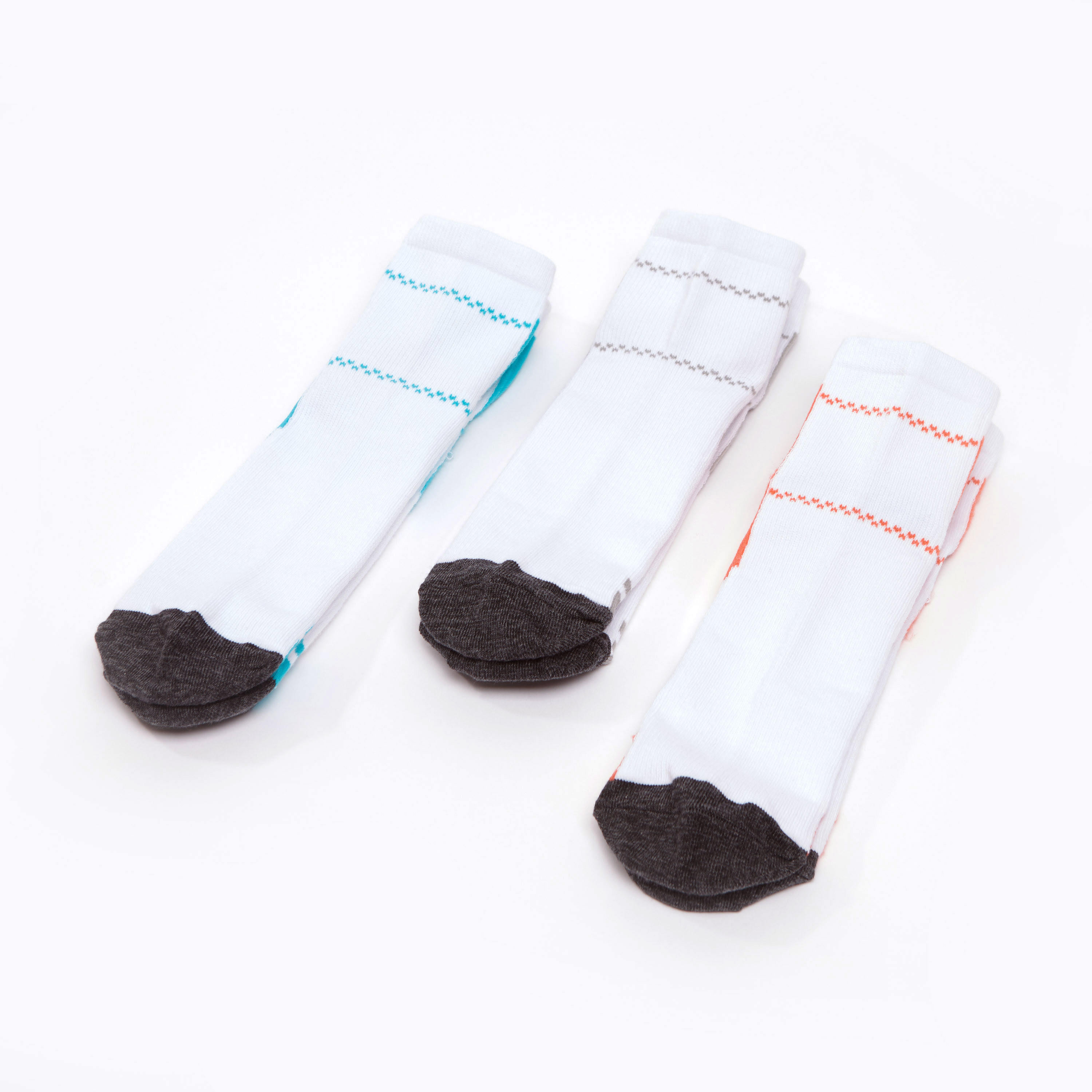 جوارب بارزة الملمس بطول الكاحل بحواف مضلّعة - طقم من 3 أزواج-men-socks-image-3