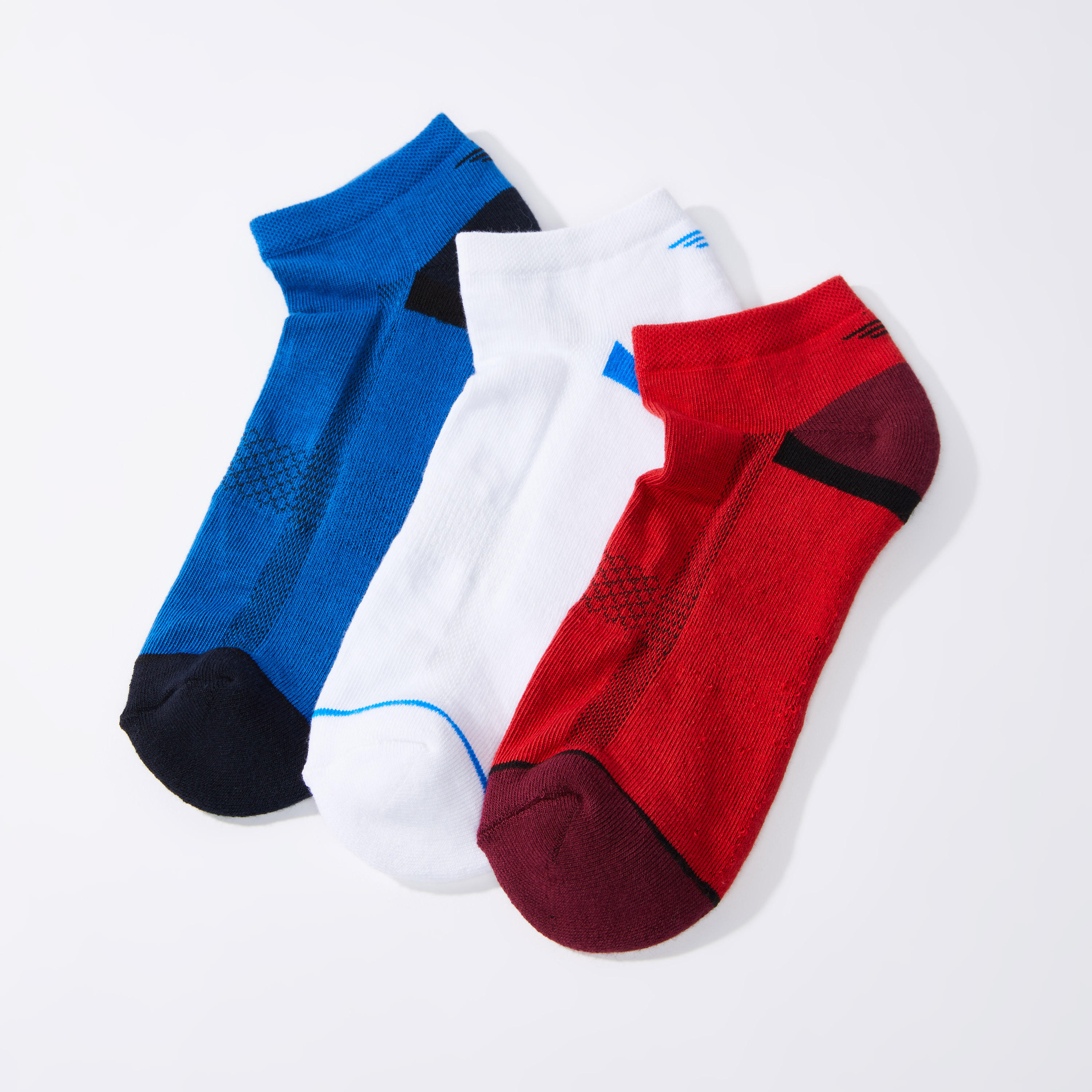 جوارب بارزة الملمس بطول الكاحل بحوّاف أساور - طقم من 3 أزواج-men-socks-image-1