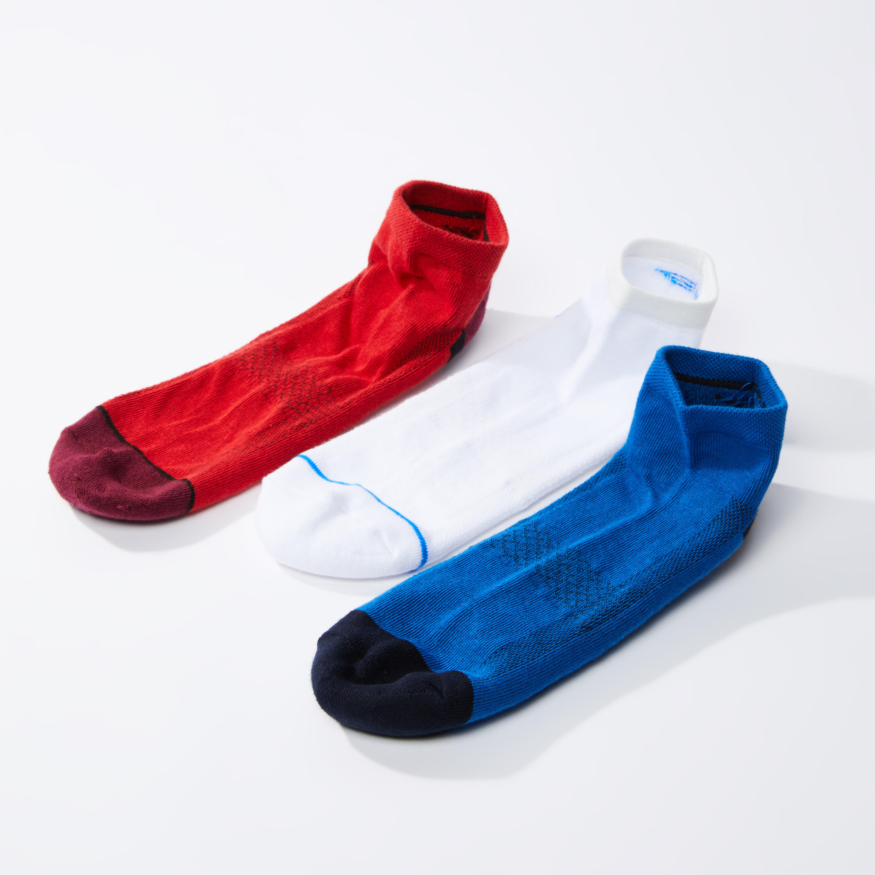 جوارب بارزة الملمس بطول الكاحل بحوّاف أساور - طقم من 3 أزواج-men-socks-image-3
