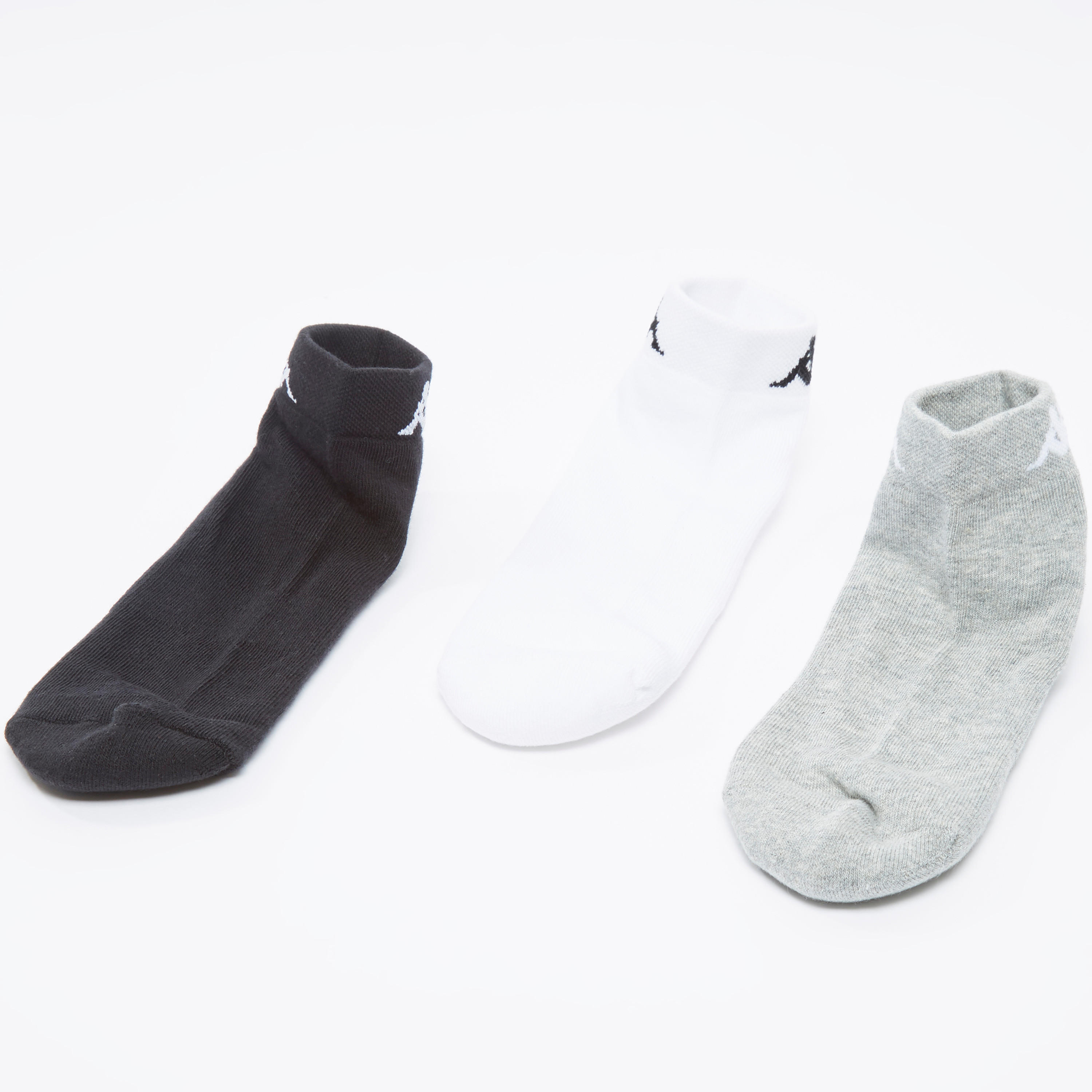 جوارب مطرّزة بطول الكاحل بحواف مطّاطية من كابا - طقم من 3 أزواج-men-socks-image-3