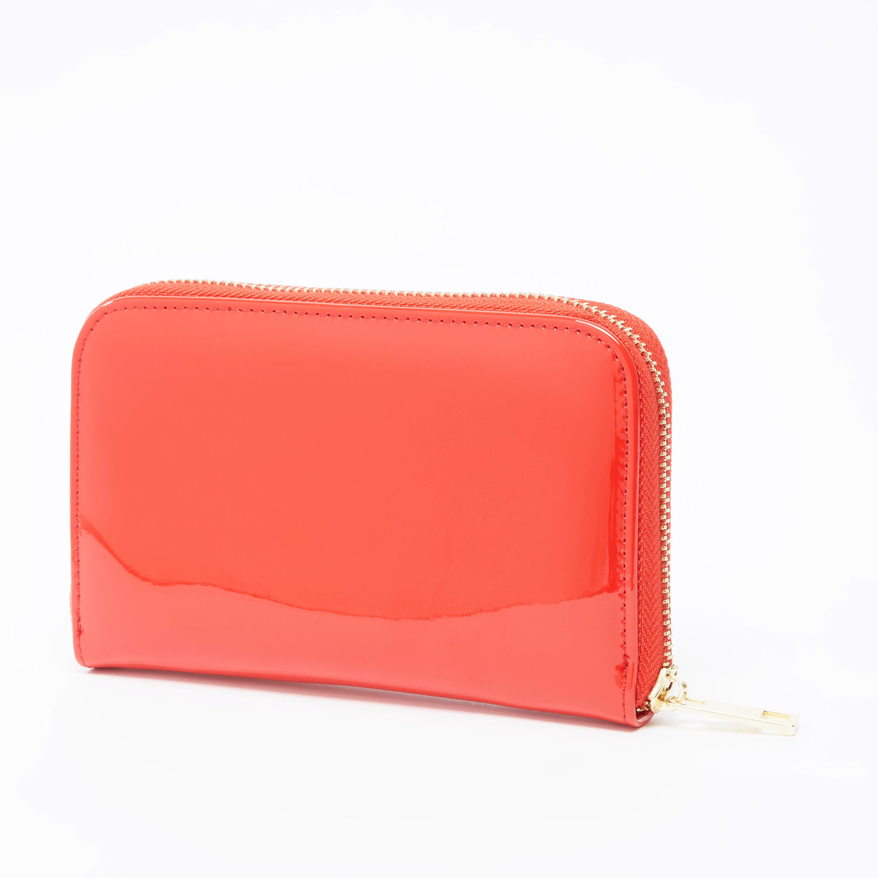 محفظة طويلة لامعة بسحّاب إغلاق وفتحات متعددة للبطاقات-women-bagsandwallets-wallets-image-2