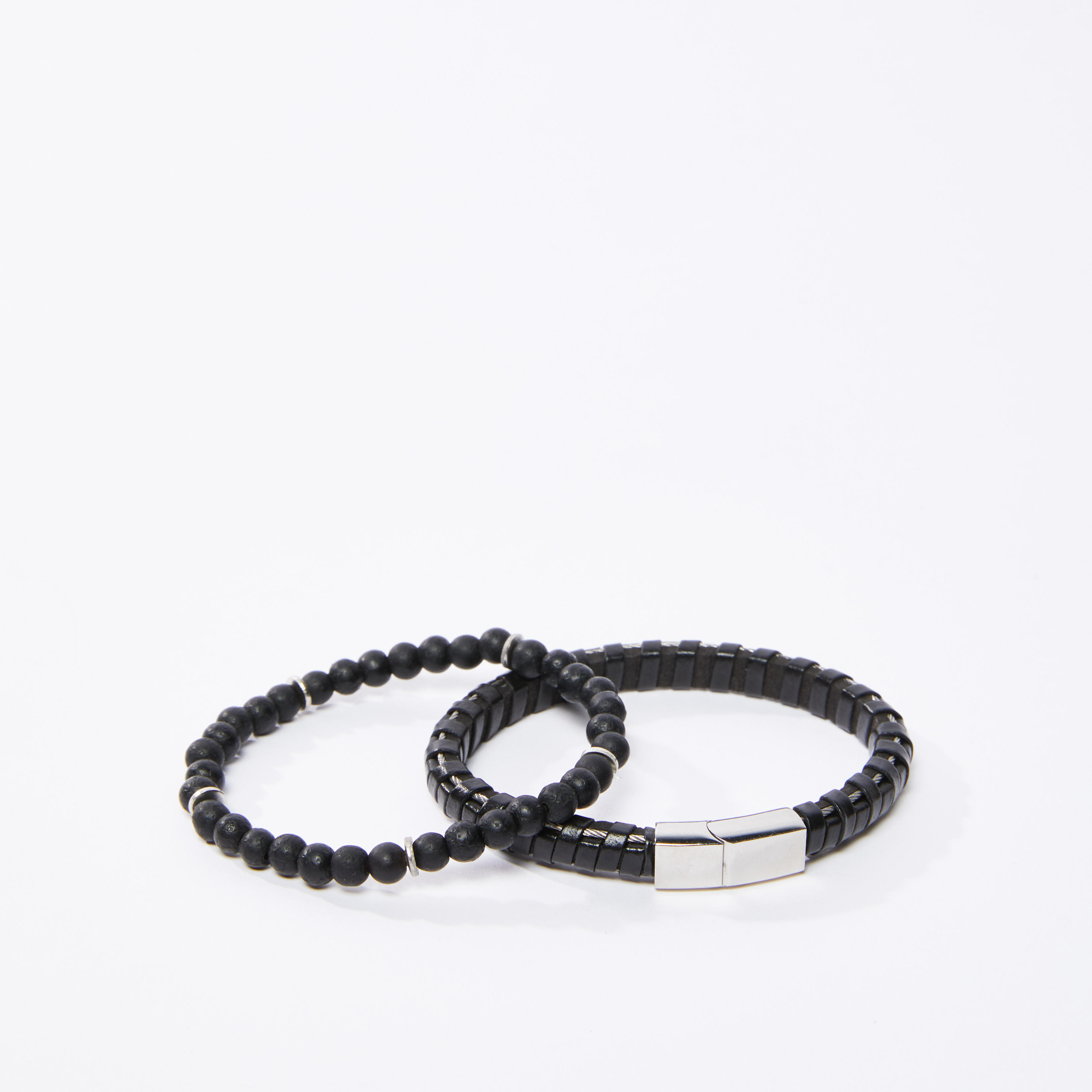 اساور خرز - طقم من قطعتين-men-watchesandjewellery-bracelets-image-1