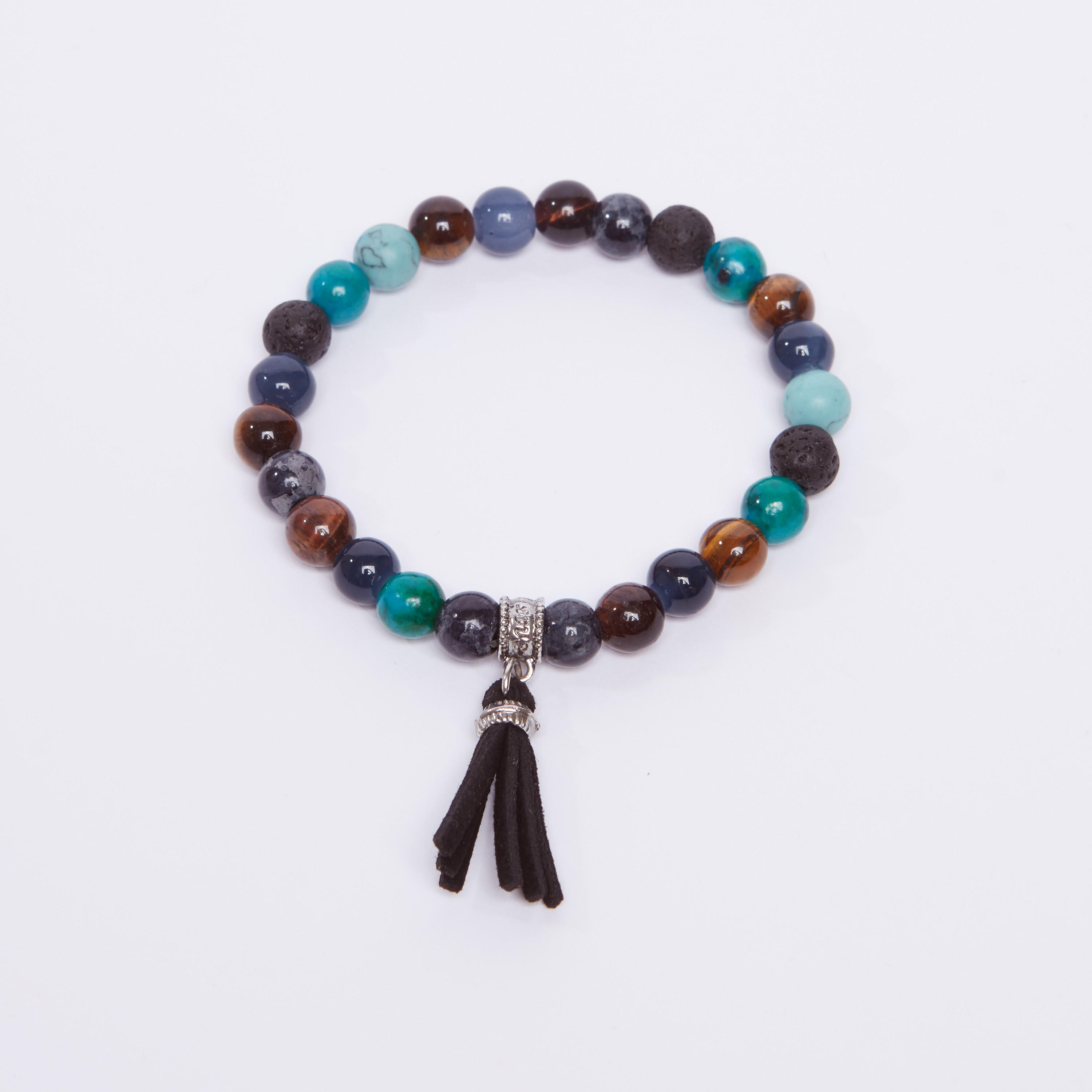 إسوارة مزيّنة بالخرز وبتفاصيل شُرابات-men-watchesandjewellery-bracelets-image-1