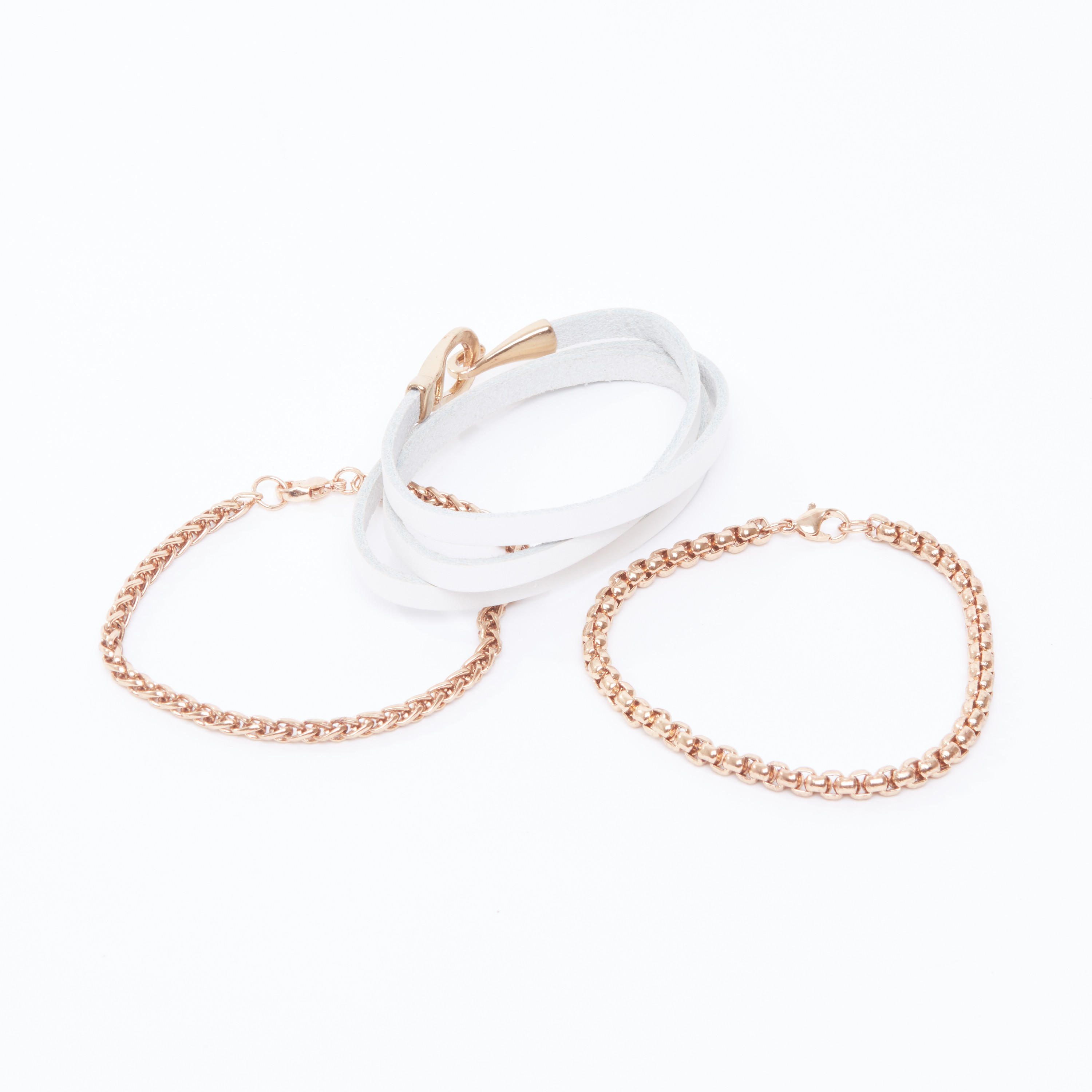 أساور مزيّنة - طقم من 3 قطع-men-watchesandjewellery-bracelets-image-3