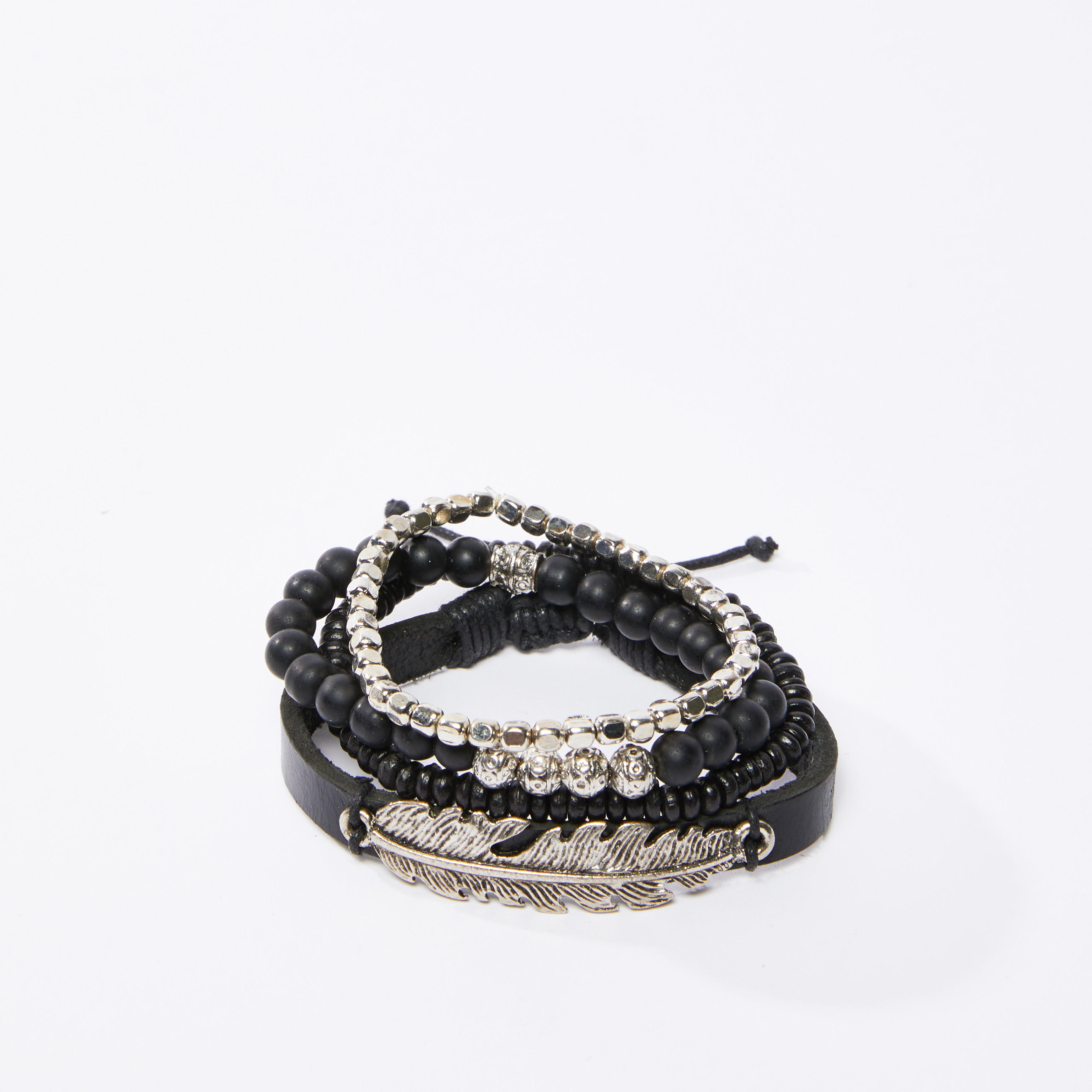 Set of 4 - Embellished Bracelet-men-watchesandjewellery-bracelets-image-1