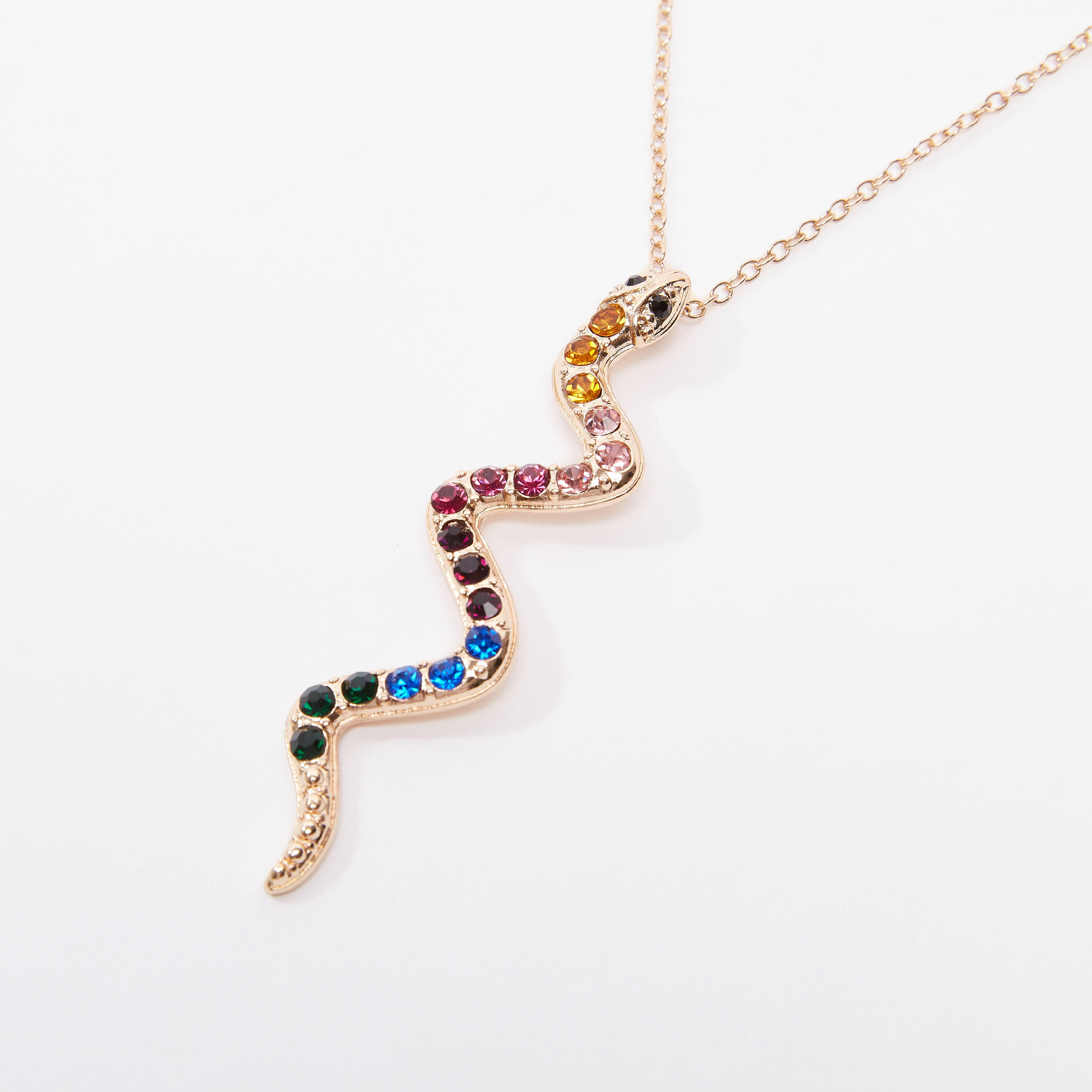 عقد مزيّن بدلّاية ومشبك إغلاق-women-watchesandjewellery-jewellery-necklacesandpendants-image-3
