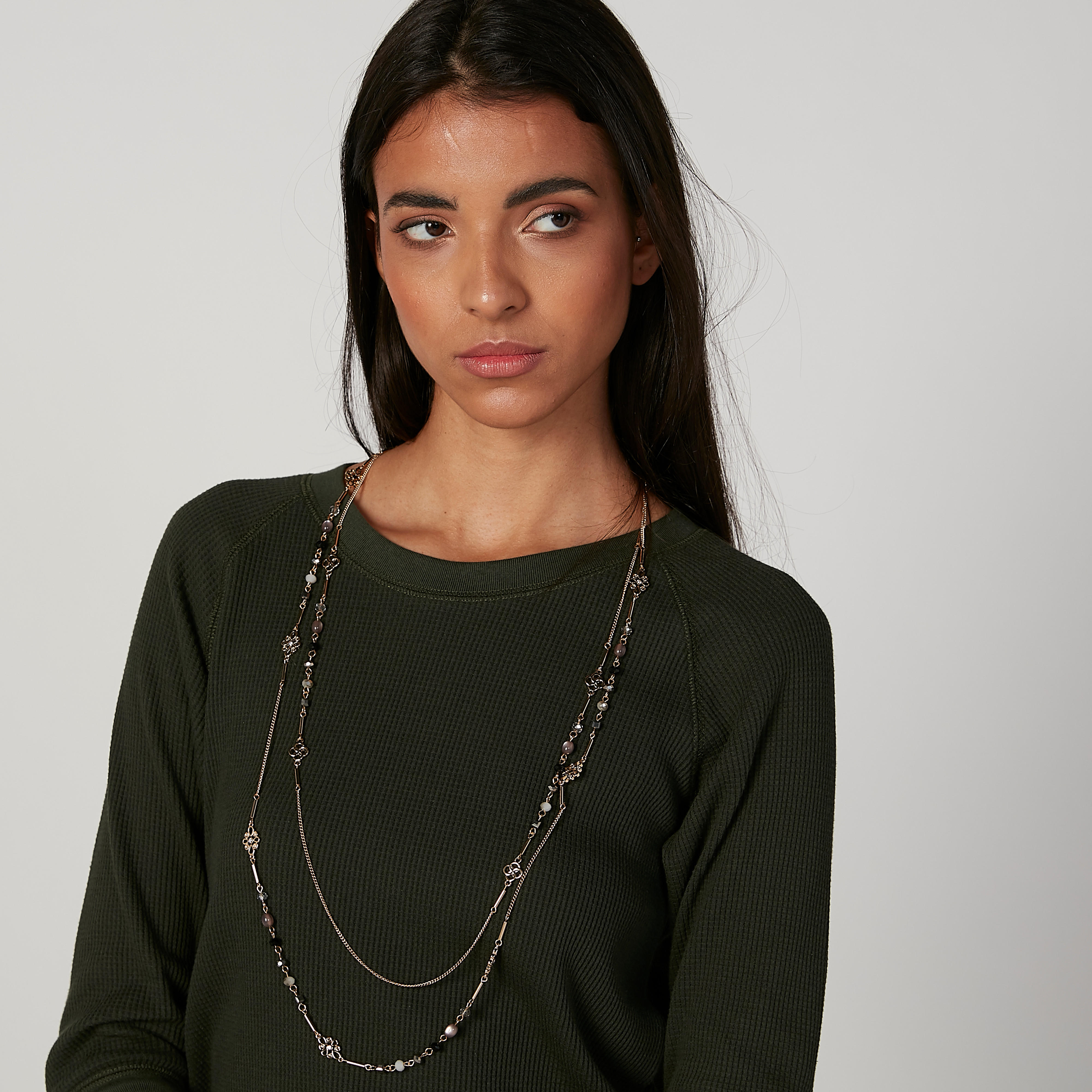 Embellished Multi-Layered Necklace with Lobster Clasp-women-watchesandjewellery-jewellery-necklacesandpendants-image-2