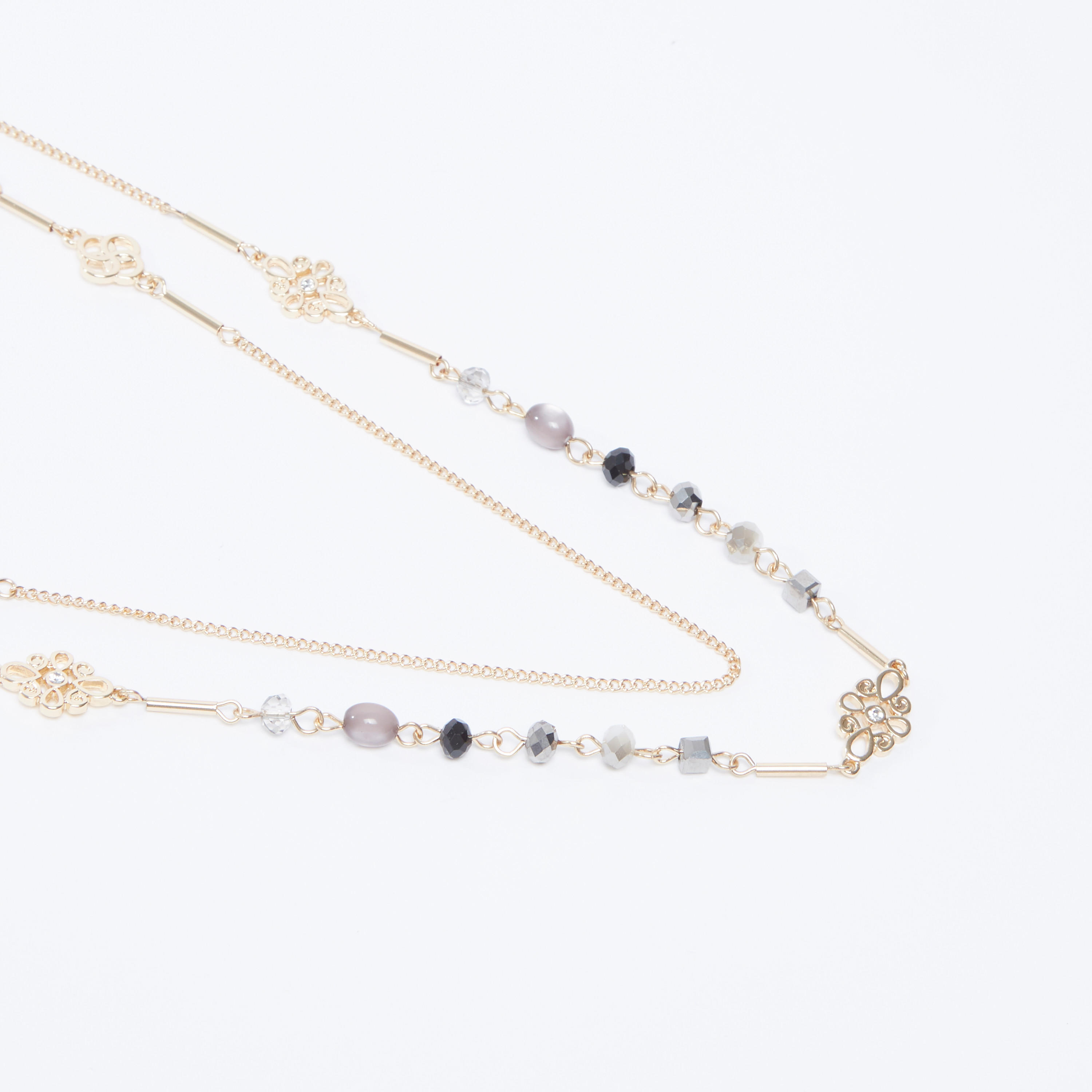 Embellished Multi-Layered Necklace with Lobster Clasp-women-watchesandjewellery-jewellery-necklacesandpendants-image-3
