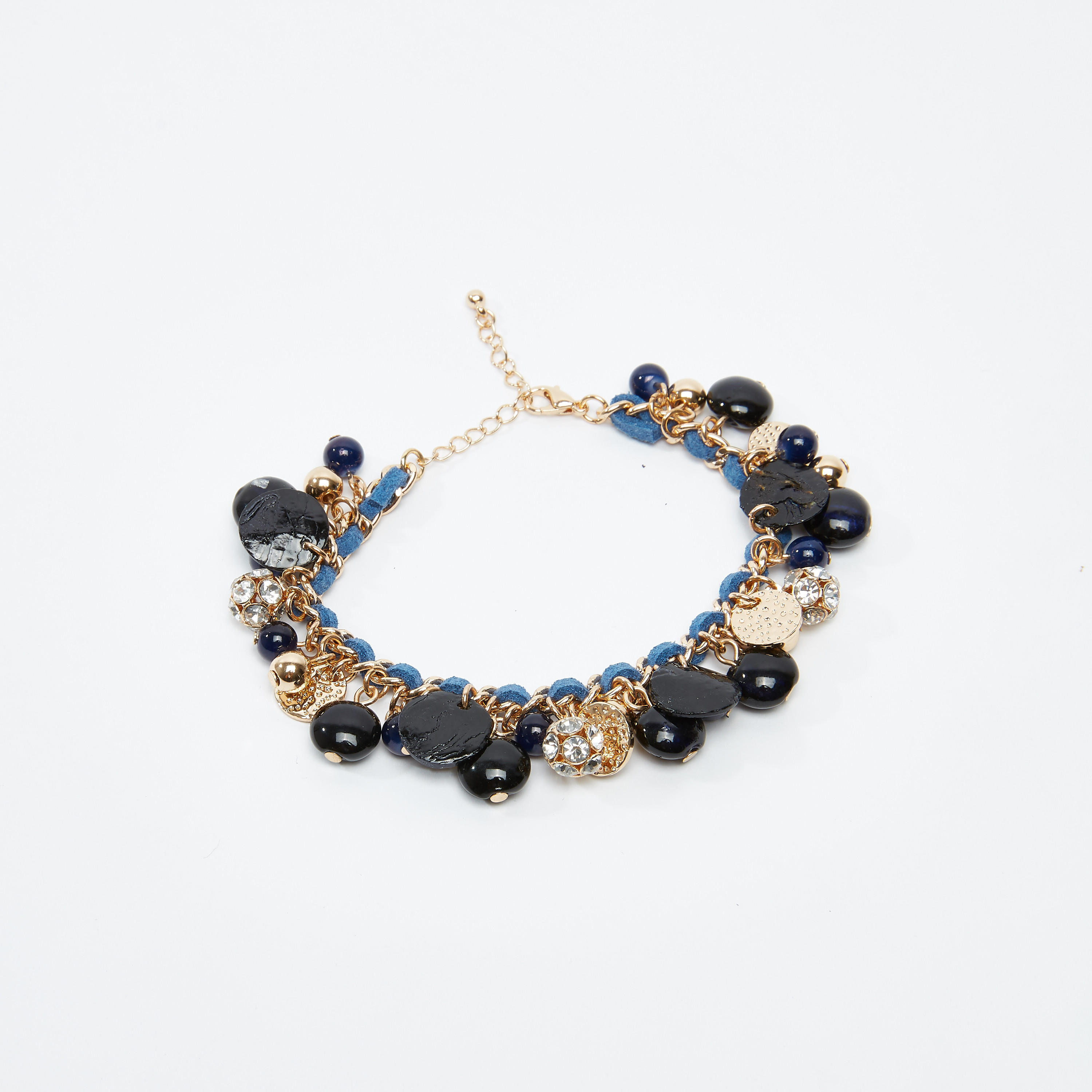 Embellished Bracelet with Lobster Clasp-women-watchesandjewellery-jewellery-banglesandbracelets-image-1