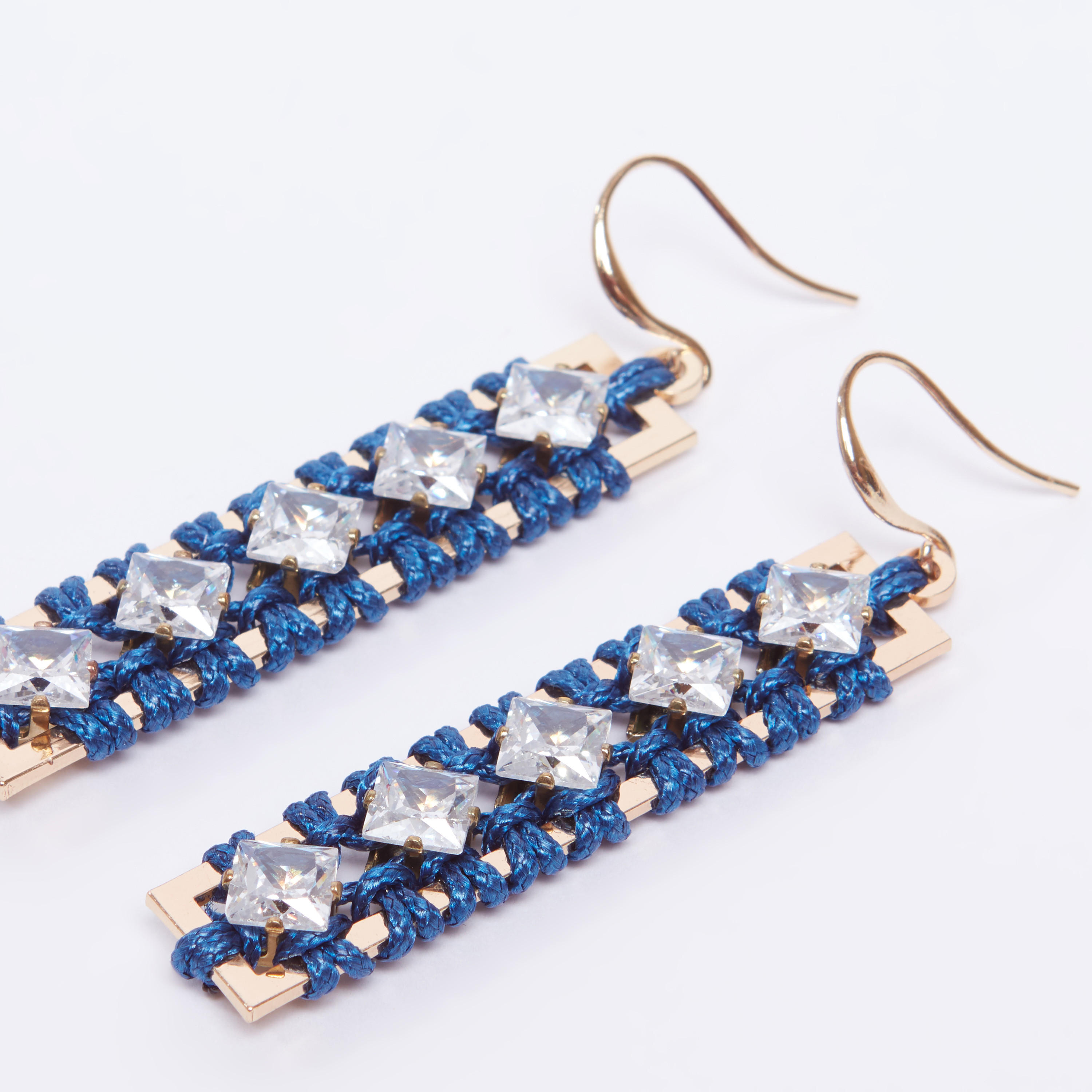 حلق مزيّن بدلاّية وخطّاف-women-watchesandjewellery-jewellery-earrings-image-1