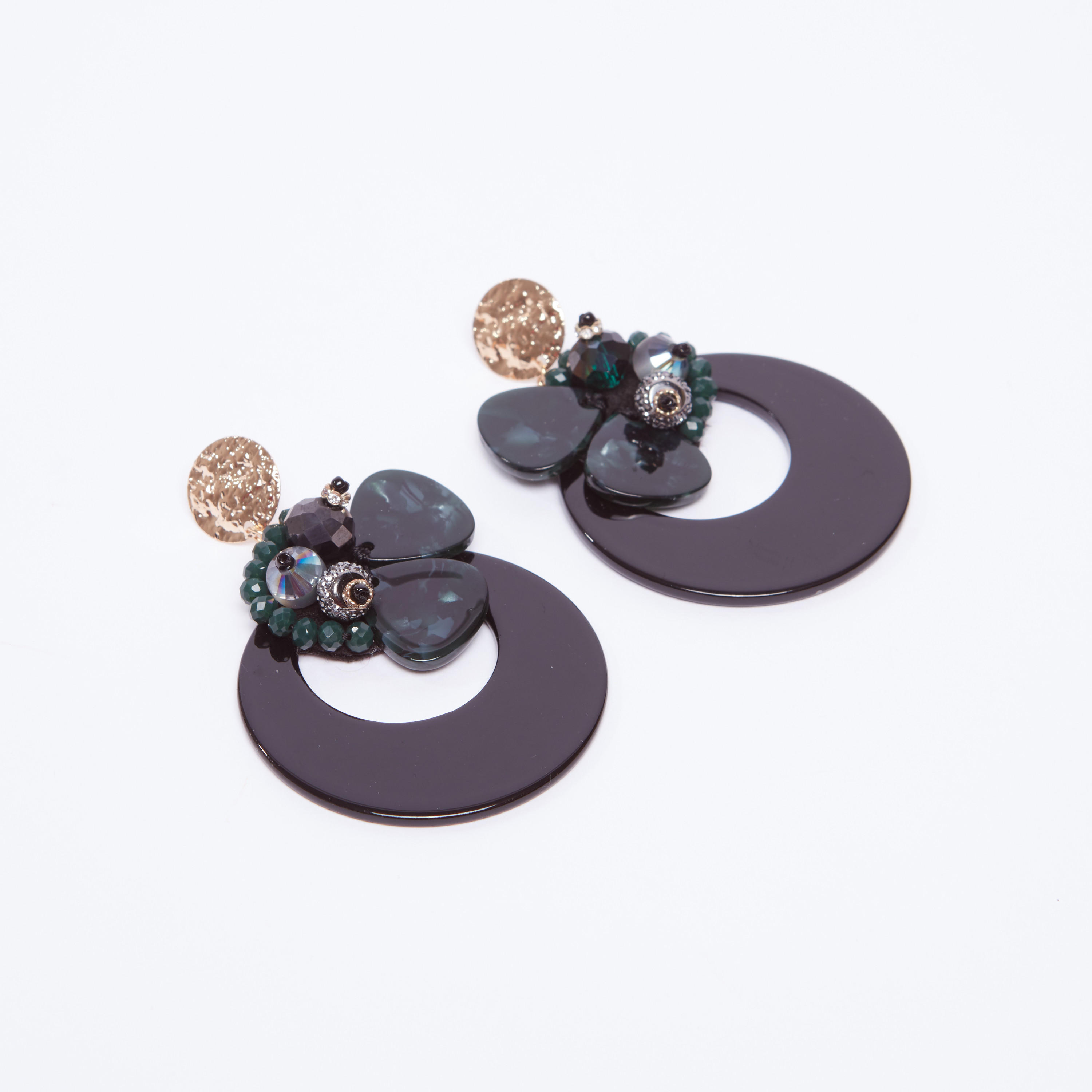 Embellished Dangling Earrings with Pushback Closure-women-watchesandjewellery-jewellery-earrings-image-1