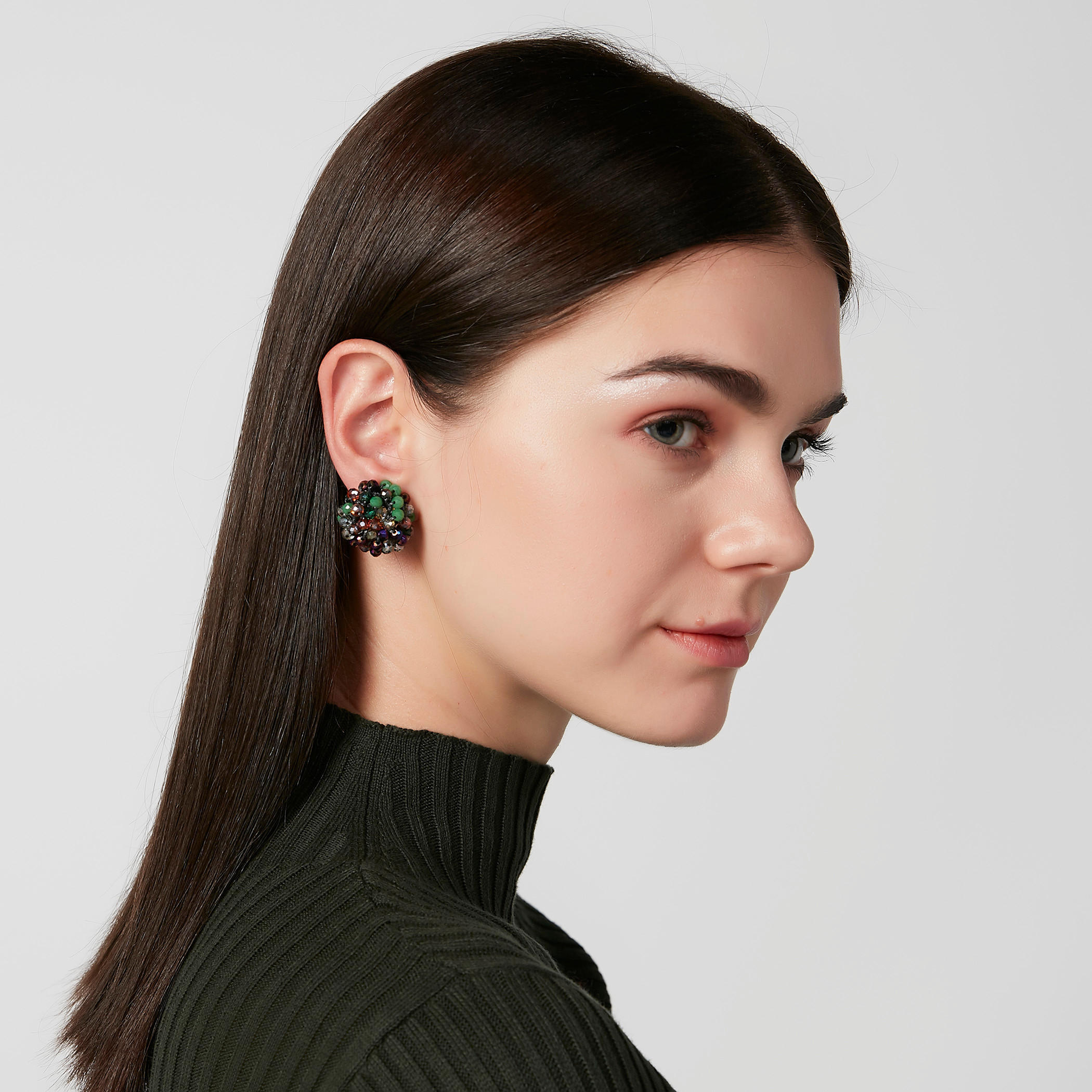 Embellished Ear Cuffs with Lever Clasp-women-watchesandjewellery-jewellery-earrings-image-2