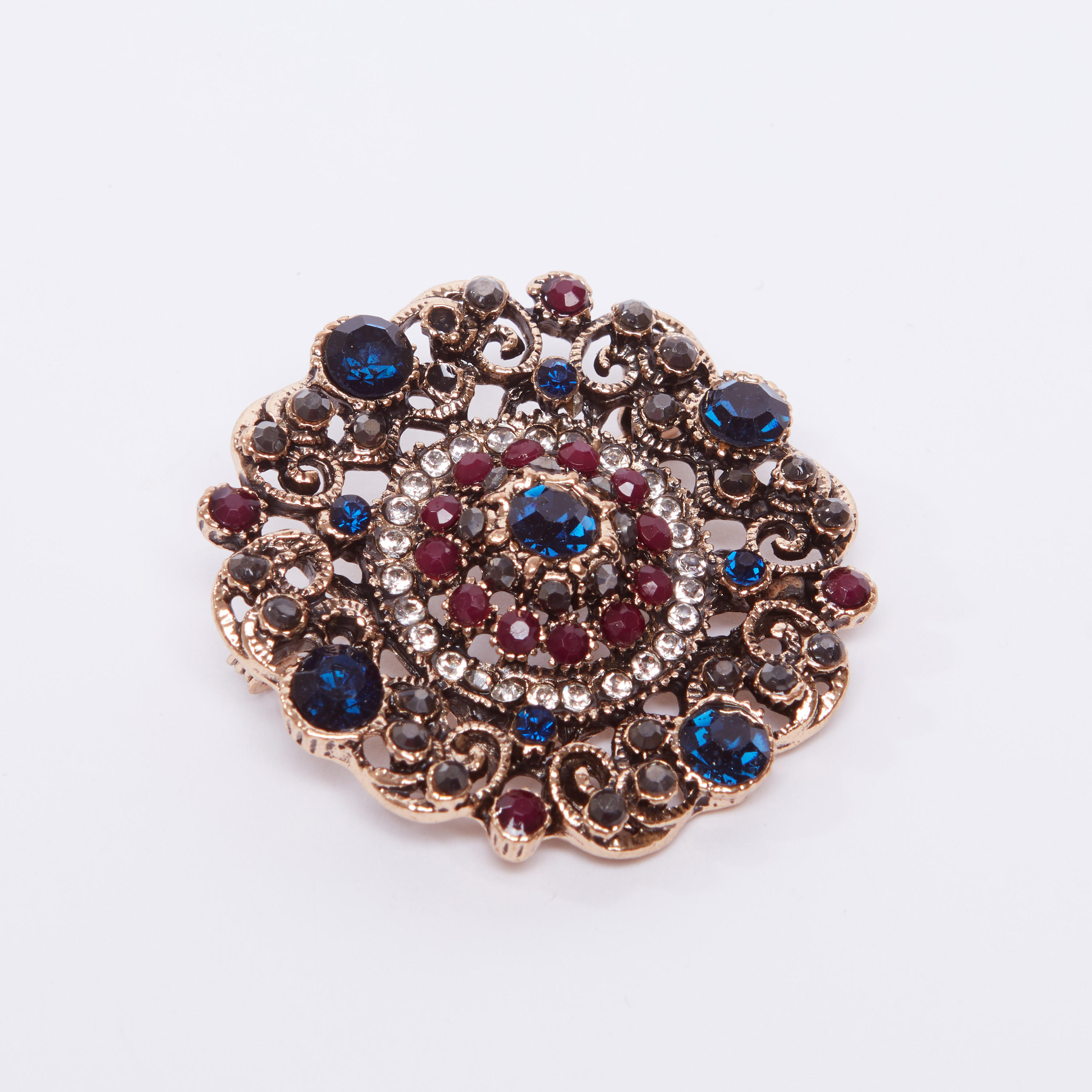 Embellished Brooch with Pin Clasp-women-watchesandjewellery-jewellery-brooches-image-1