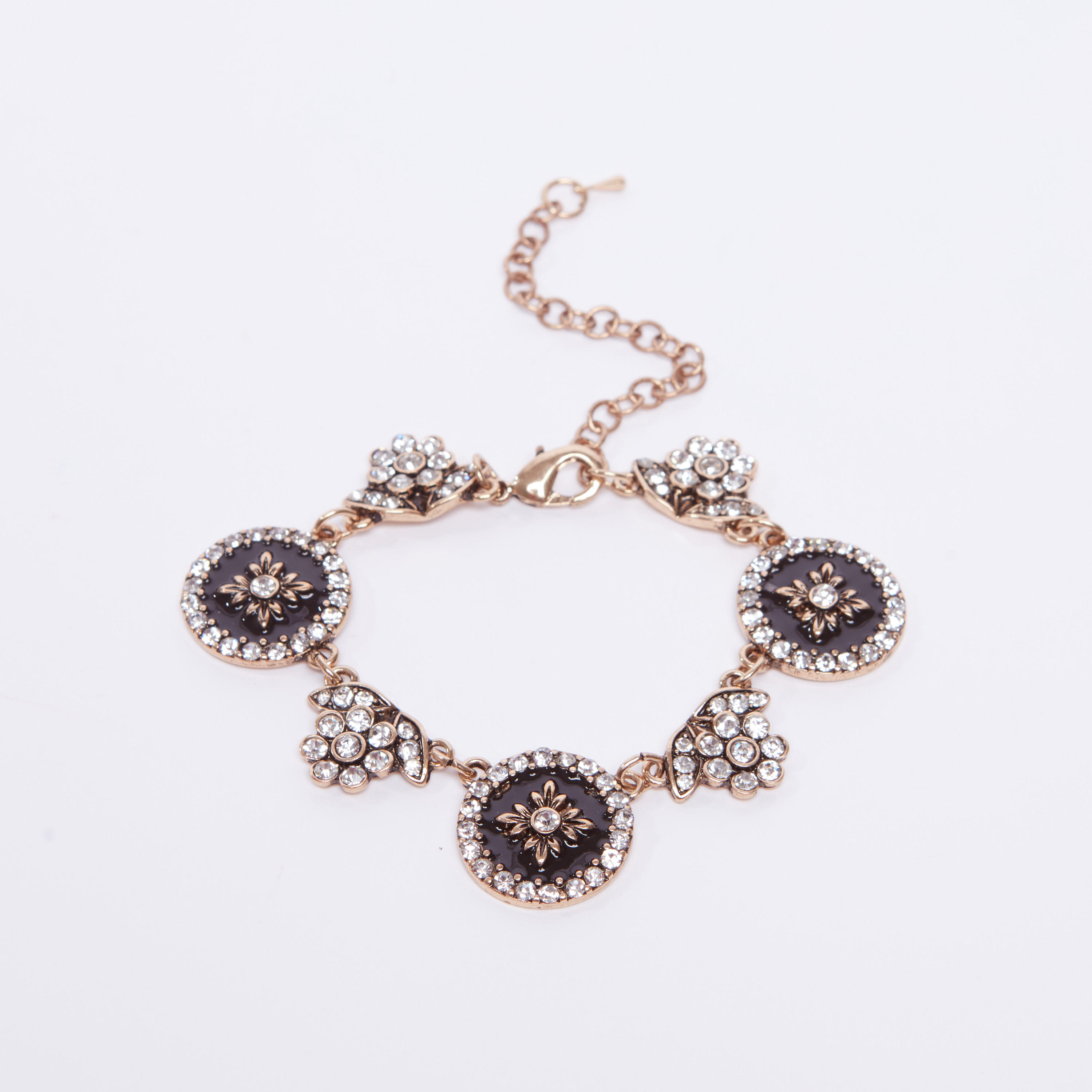 Embellished Bracelet with Lobster Clasp-women-watchesandjewellery-jewellery-banglesandbracelets-image-1