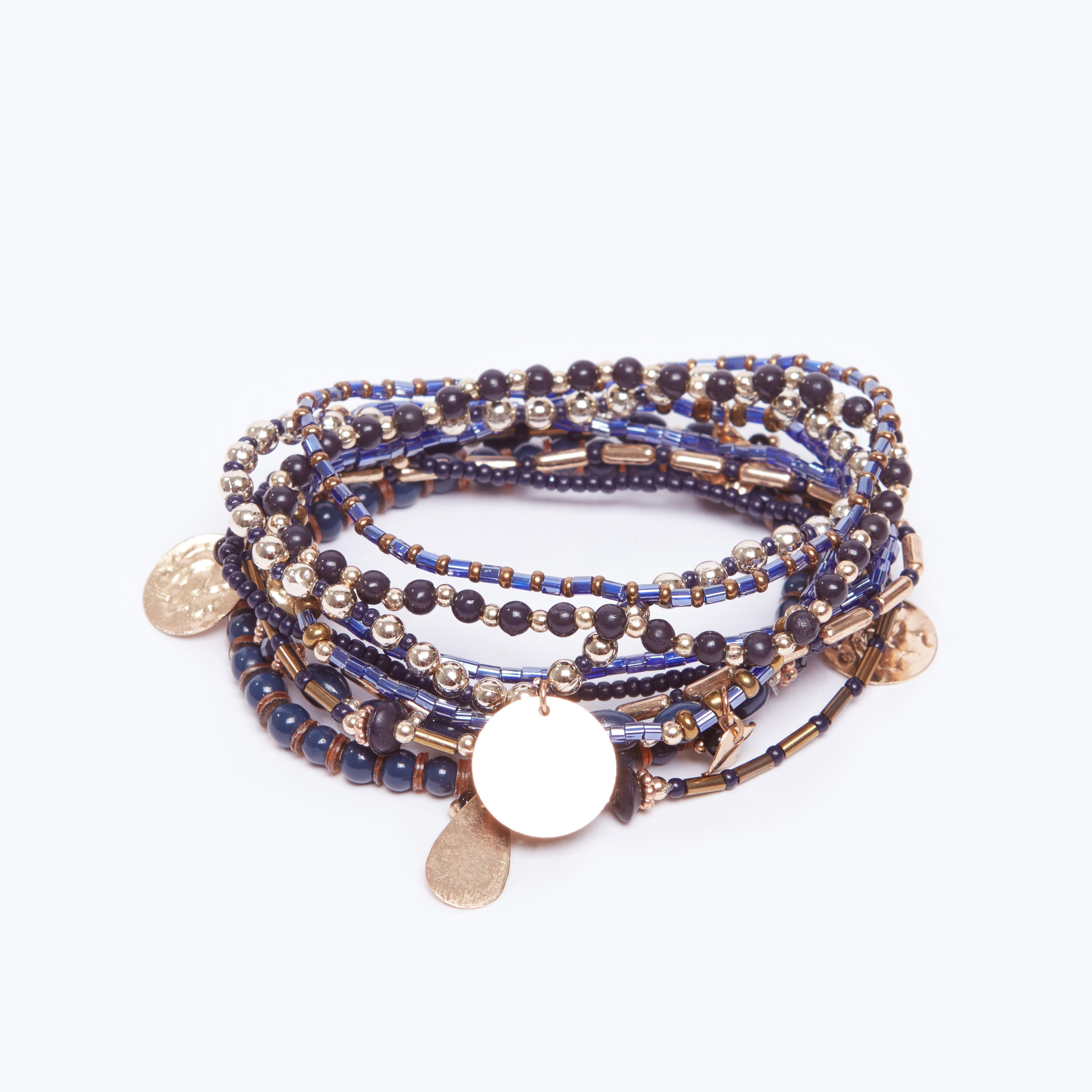 طقم أساور خرز من 10 قطع-women-watchesandjewellery-jewellery-banglesandbracelets-image-1