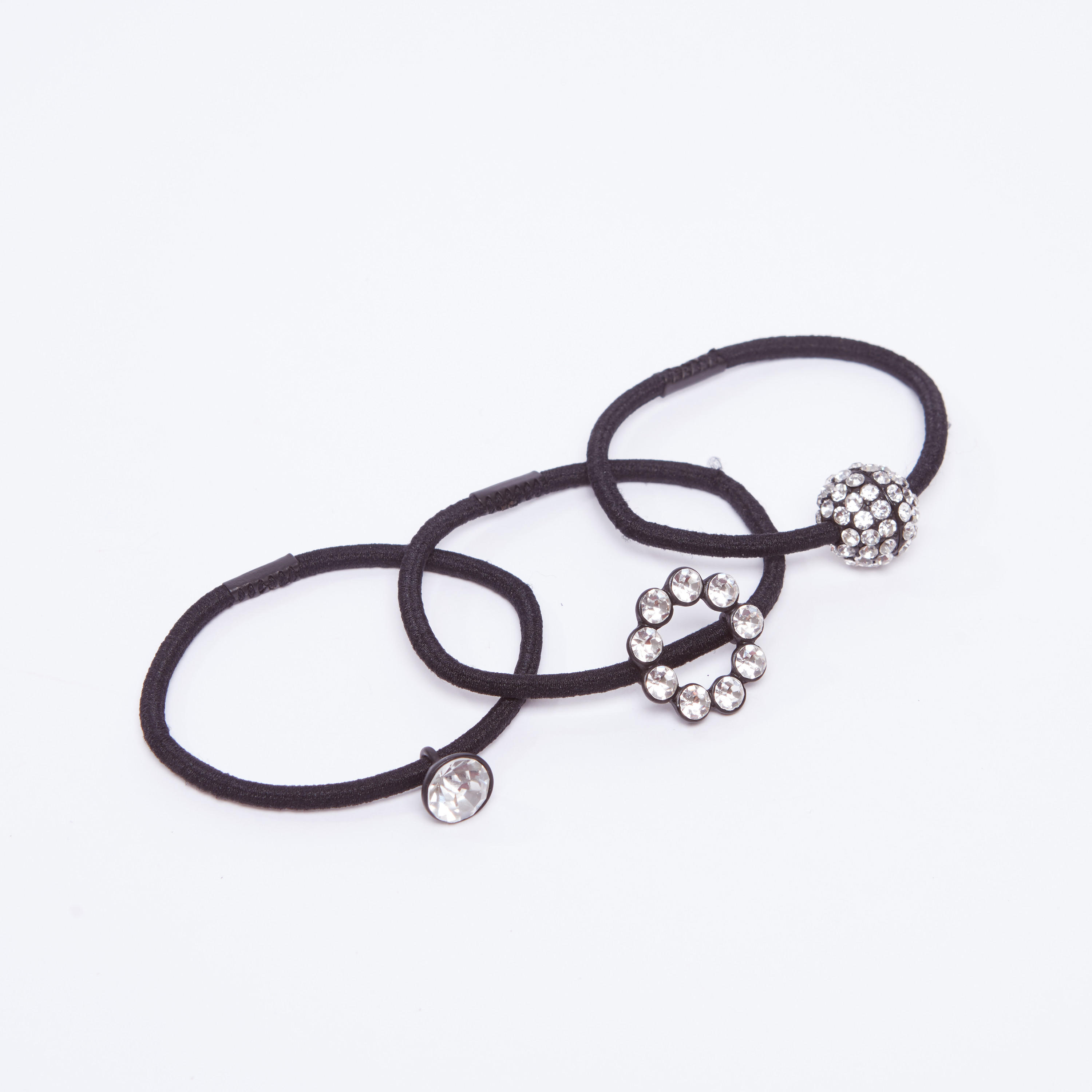 ربطة شعر بتفاصيل مرصّعة - طقم من 3 قطع-women-hairaccessories-image-3