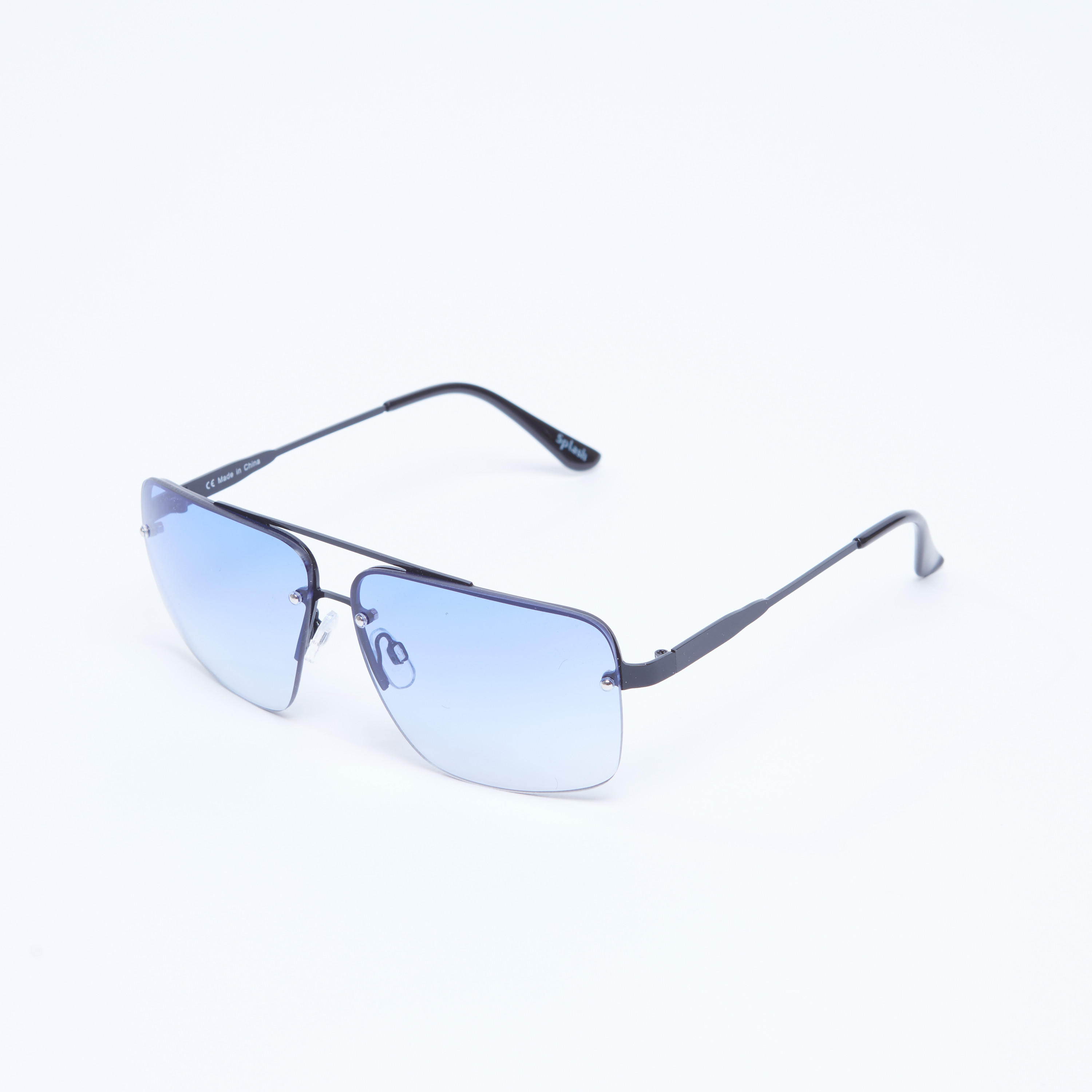 Rectangular Sunglasses with Nose Pads and Temple Tips-men-sunglasses-image-1