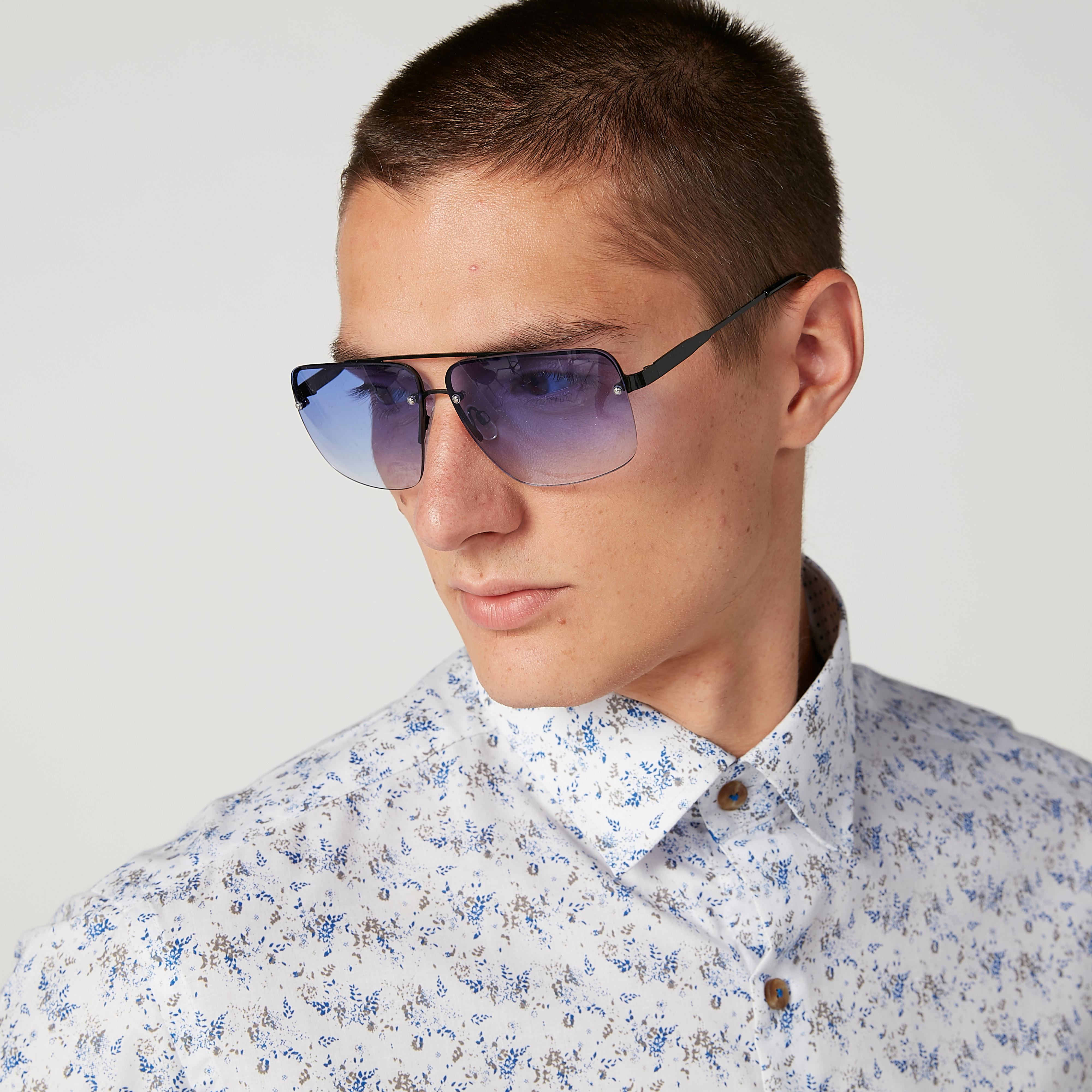 Rectangular Sunglasses with Nose Pads and Temple Tips-men-sunglasses-image-2