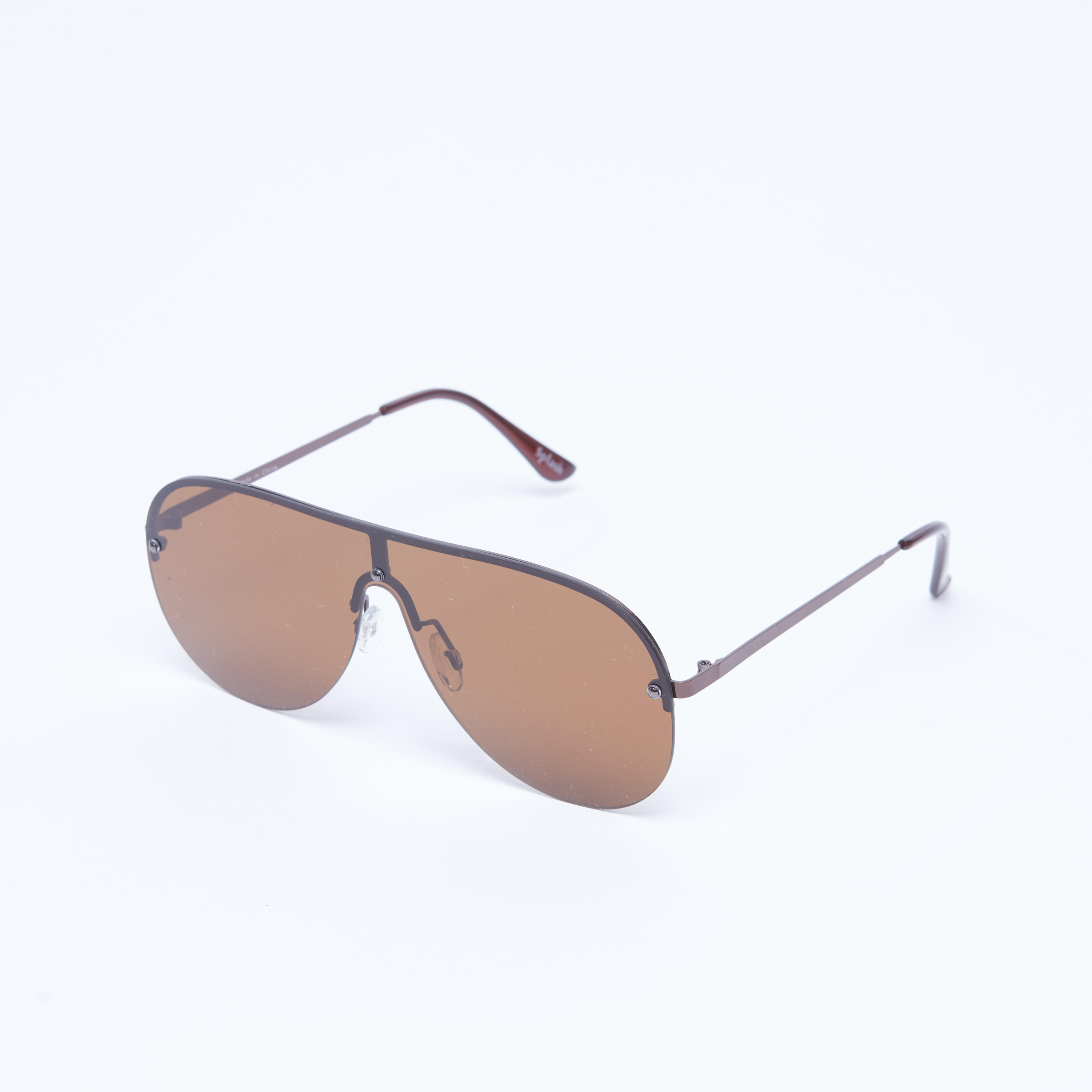 Plain Aviators with Nose Pads and Temple Tips-men-sunglasses-image-1