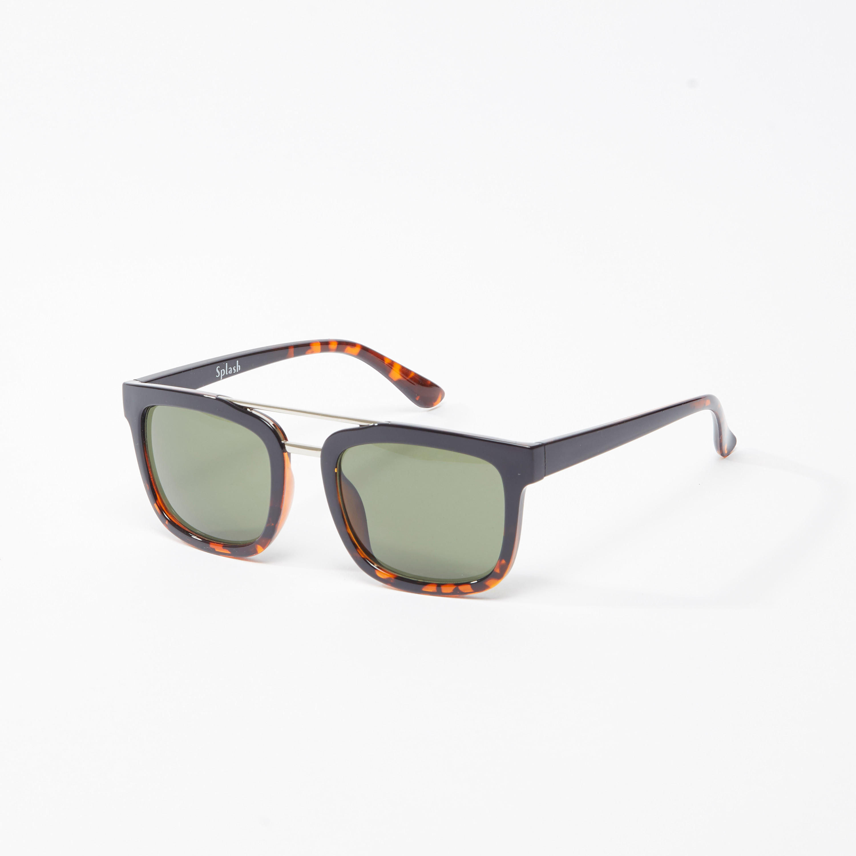 نظّارة شمسية بإطار كامل مطبوع ووسادات للأنف-men-sunglasses-image-1