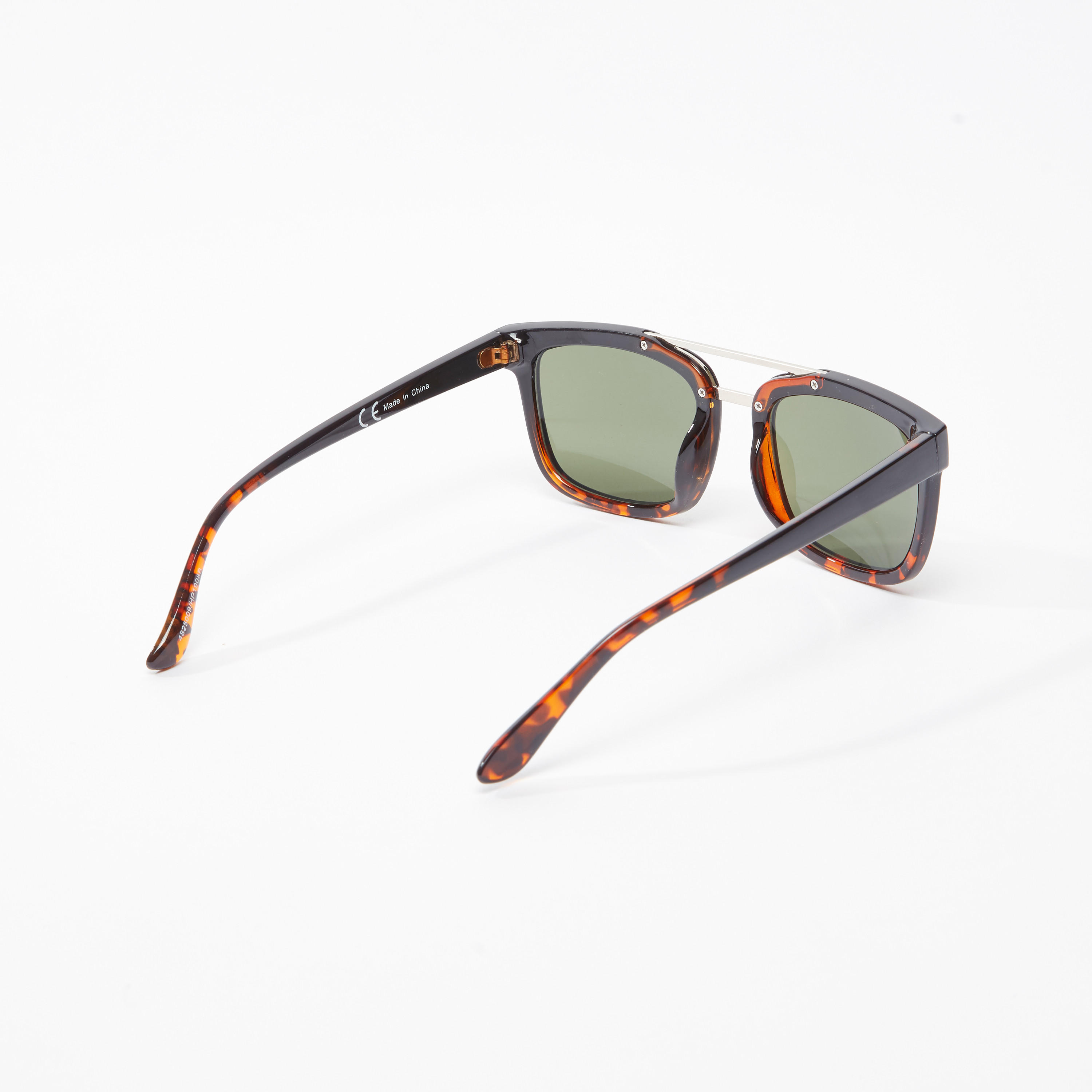 نظّارة شمسية بإطار كامل مطبوع ووسادات للأنف-men-sunglasses-image-5