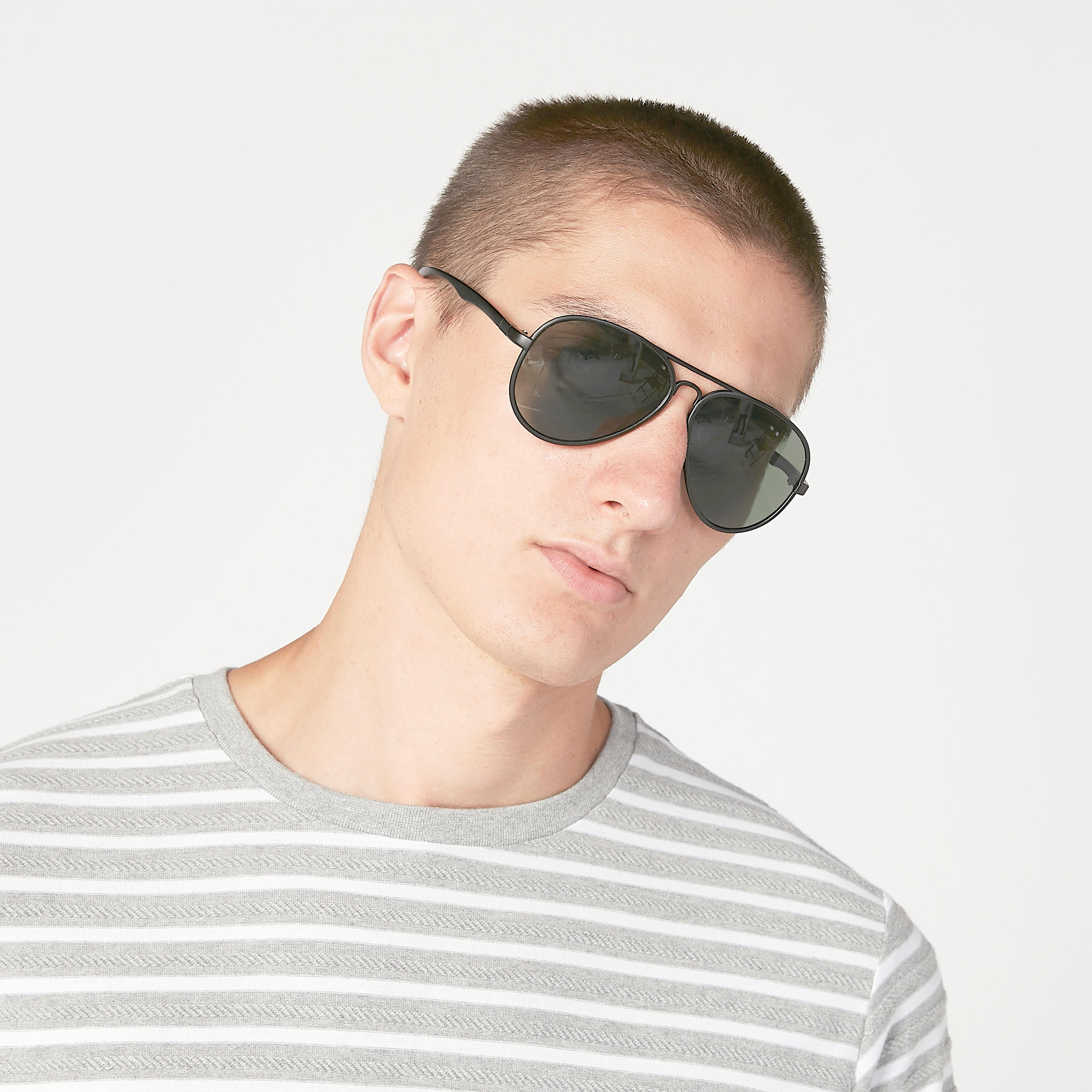 نظّارة شمسية أفياتور بإطار كامل ووسادات للأنف-men-sunglasses-image-2