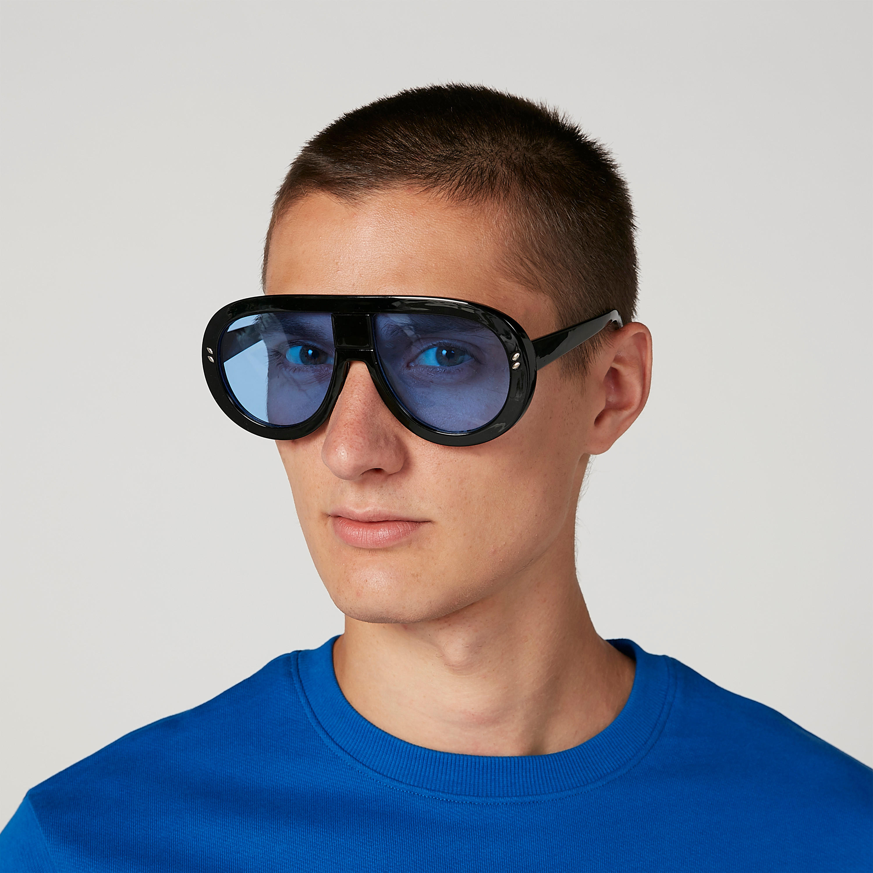 نظّارة شمسية بإطار كامل ووسادات للأنف-men-sunglasses-image-2