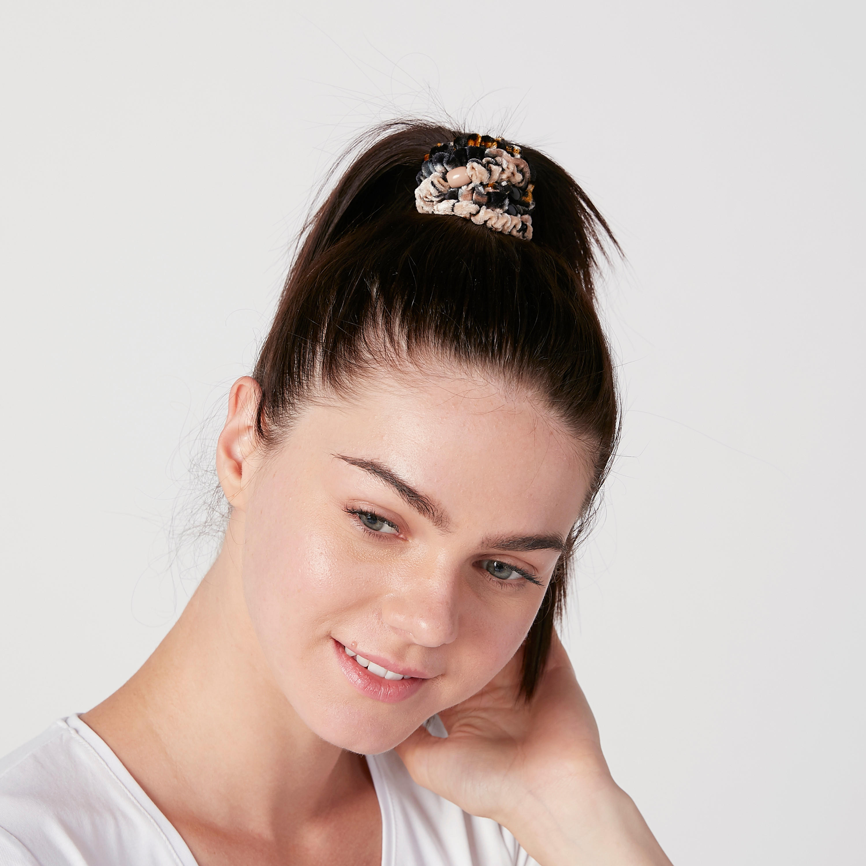 ربطة شعر بارزة الملمس - طقم من 6 قطع-women-hairaccessories-image-2