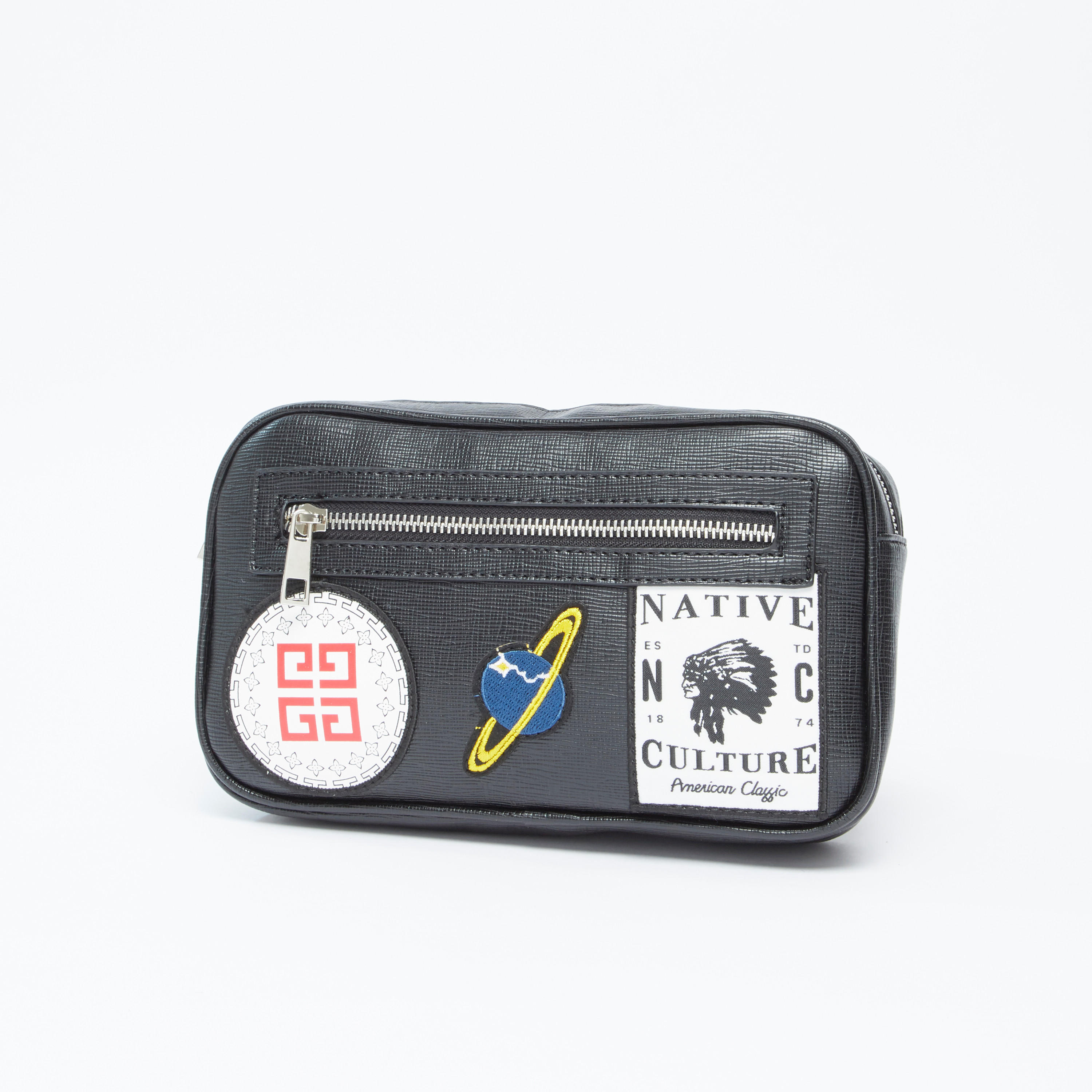 شنطة كروس بودي بسحاب إغلاق وحمّالة قابل للتعديل وطبعات-men-bags-image-5
