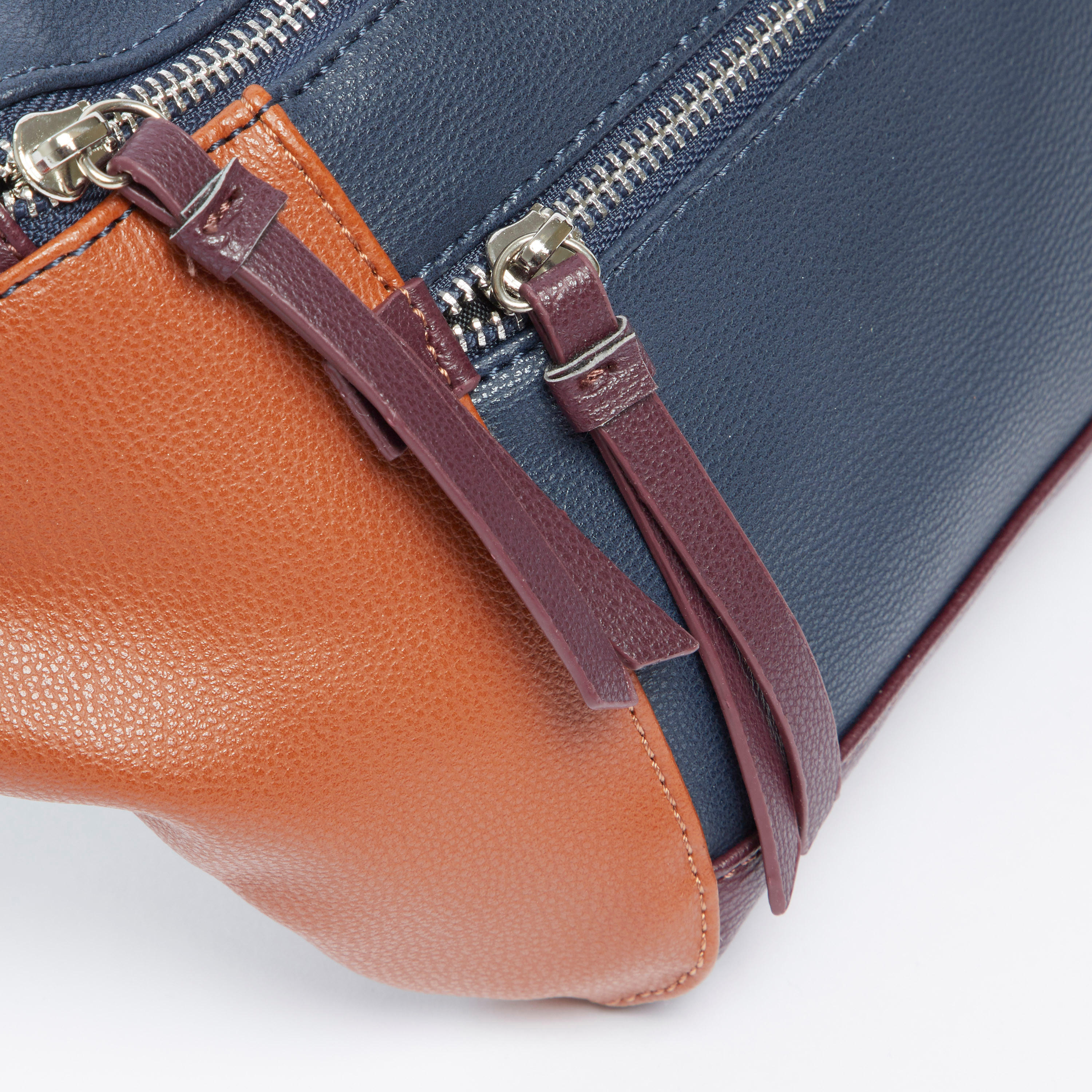 حقيبة خصر بارزة الملمس بسحّاب إغلاق وحزام قابل للتعديل-men-bags-image-4