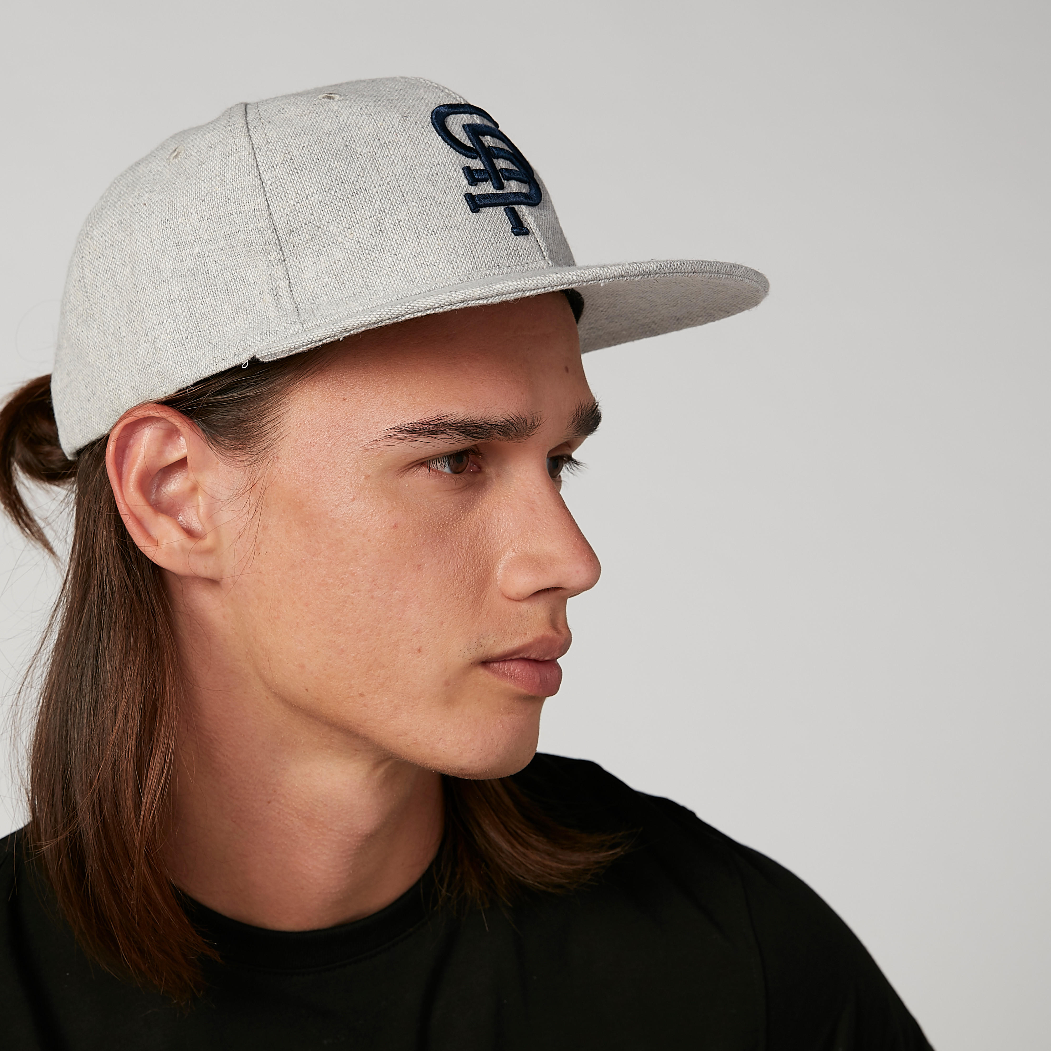 Textured Cap with Snap Closure-men-caps-image-2