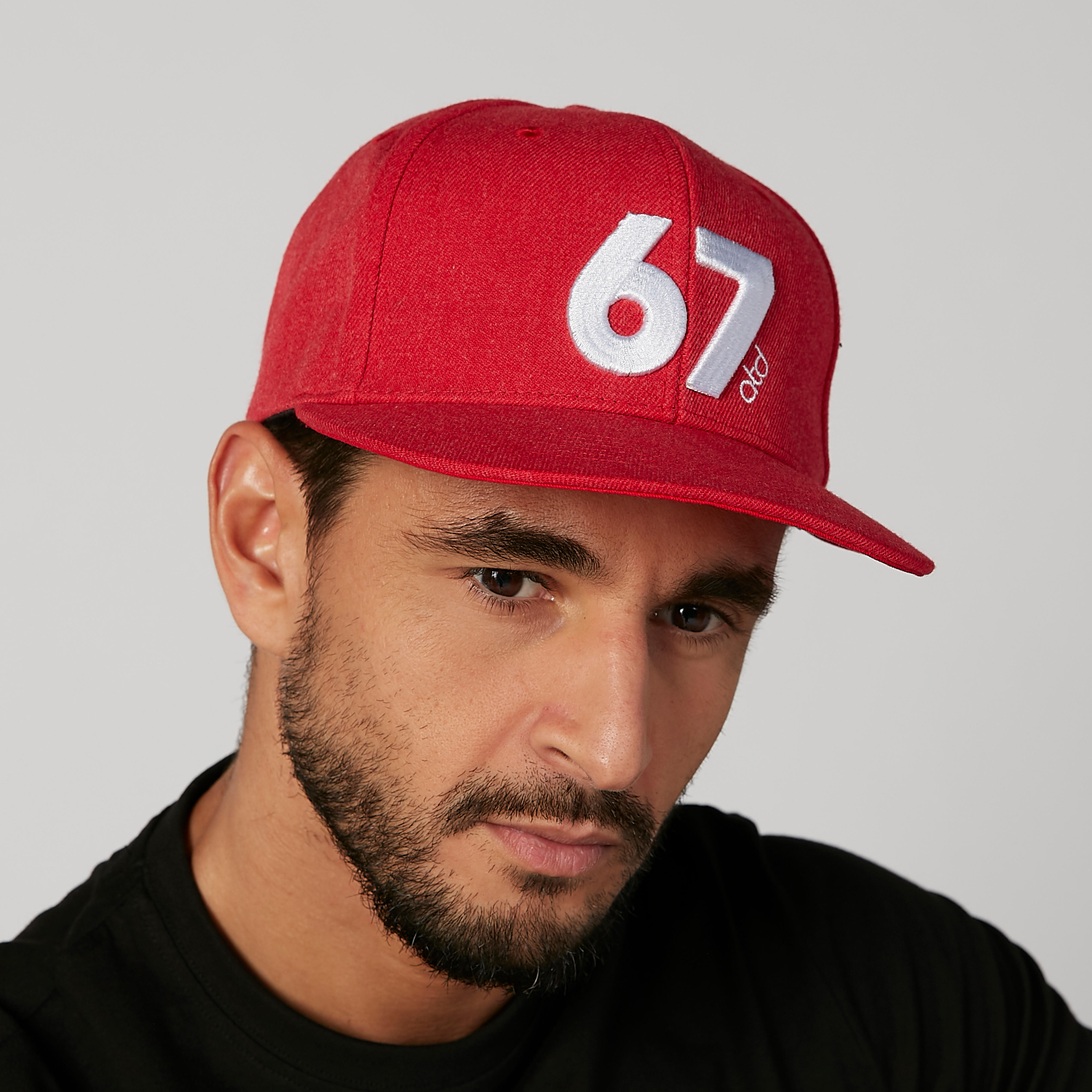 Textured Cap with Snap Closure-men-caps-image-2