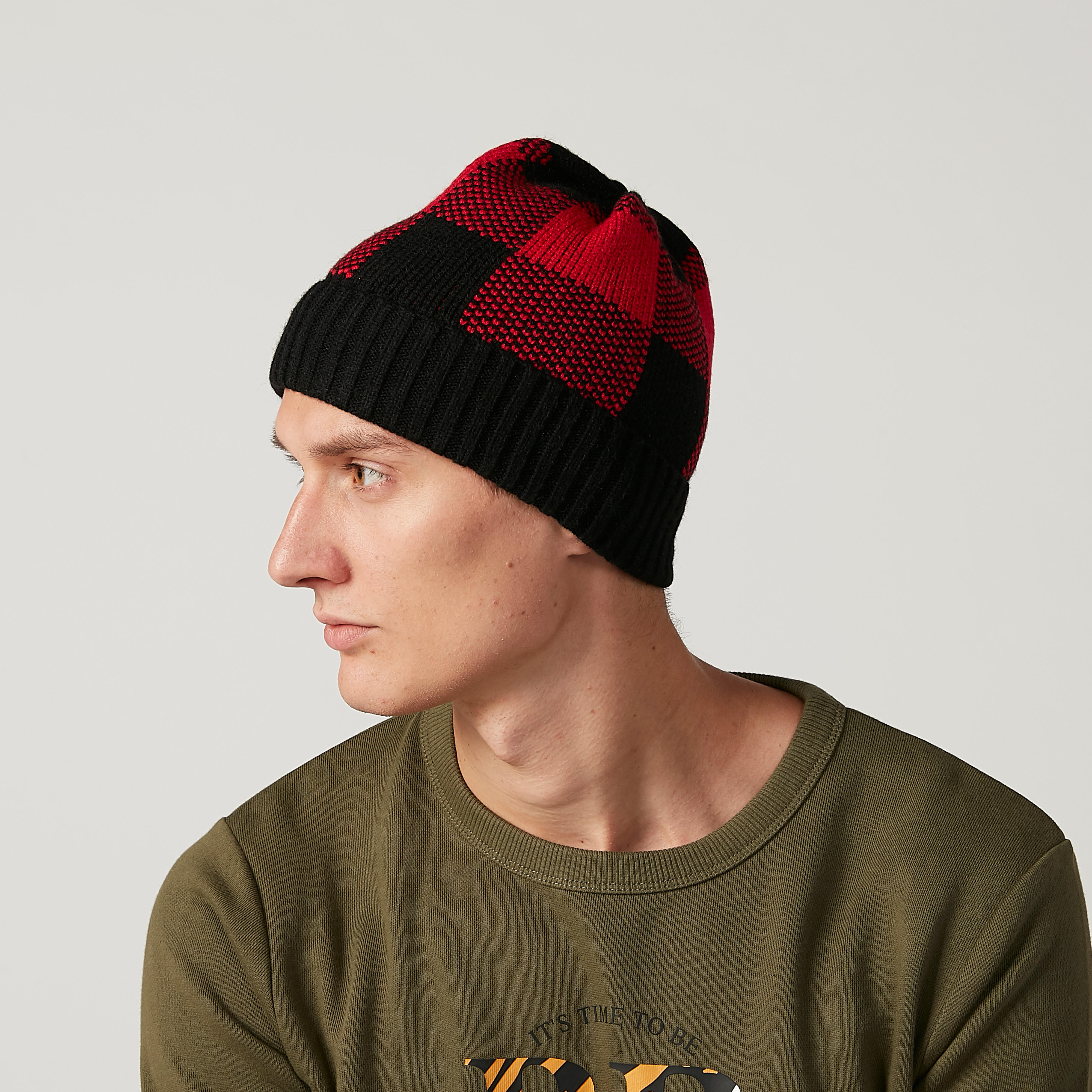 قبعة بيني كاروهات-men-caps-image-2