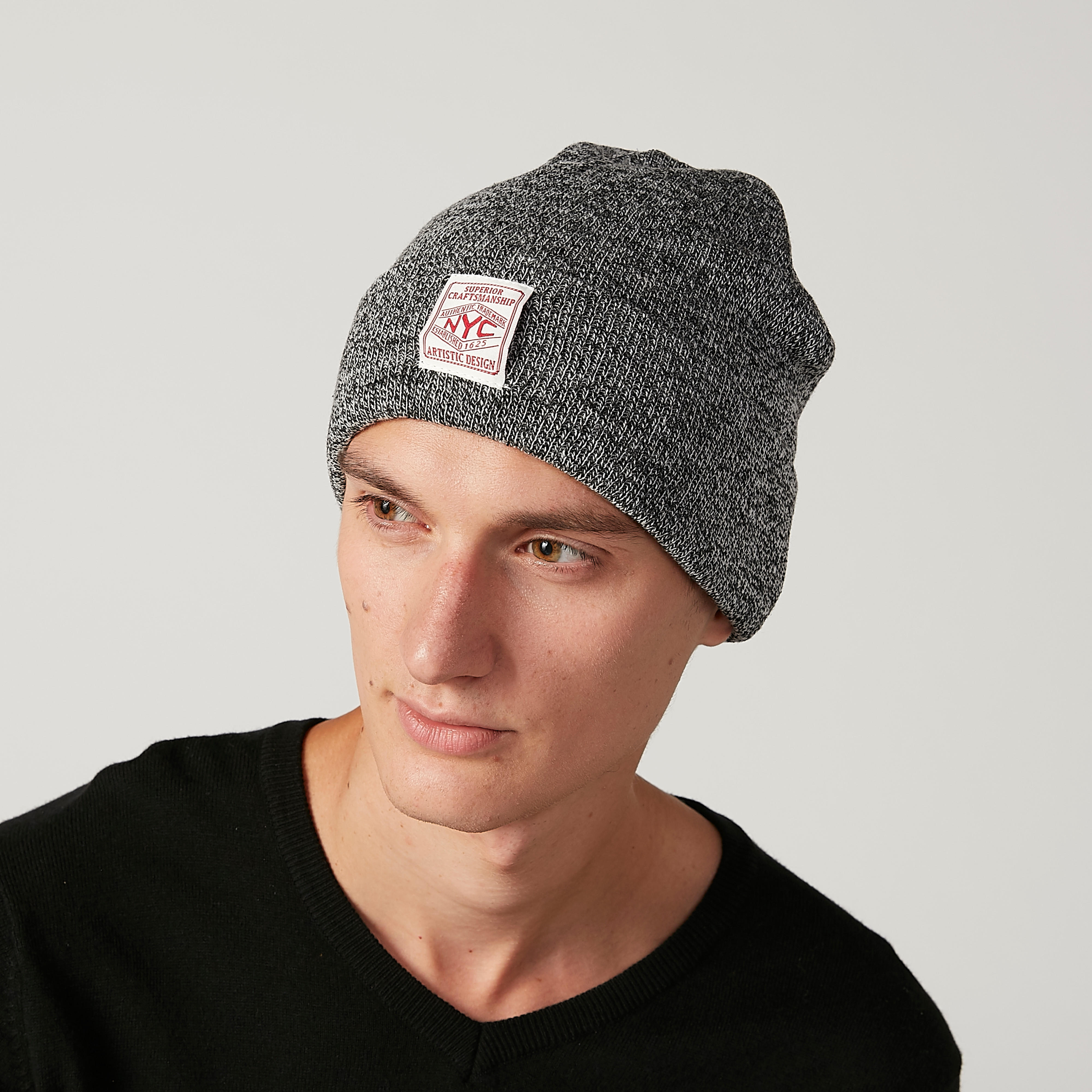قبعة بيني بارزة الملمس-men-caps-image-2