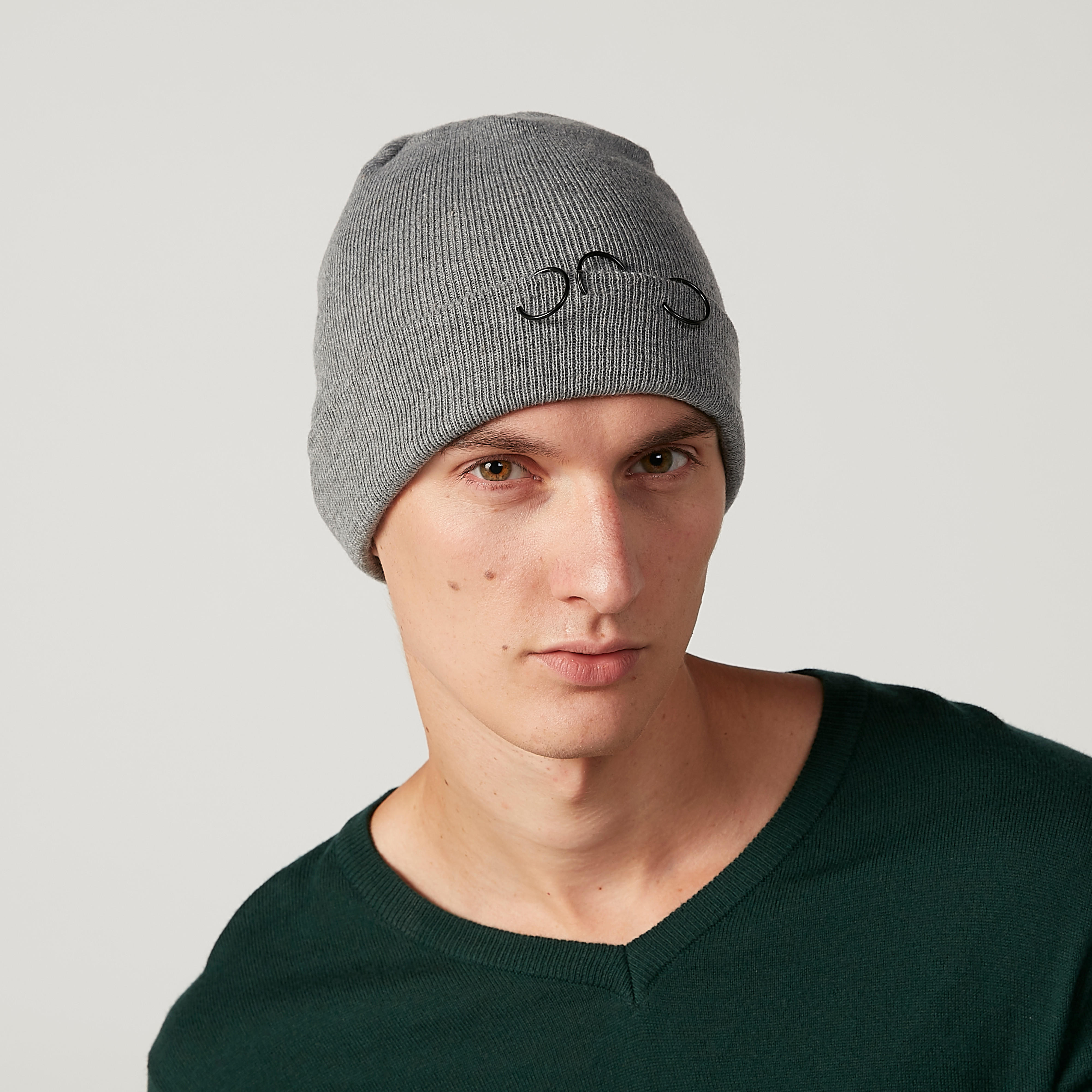 قبعة بيني بارزة الملمس-men-caps-image-2