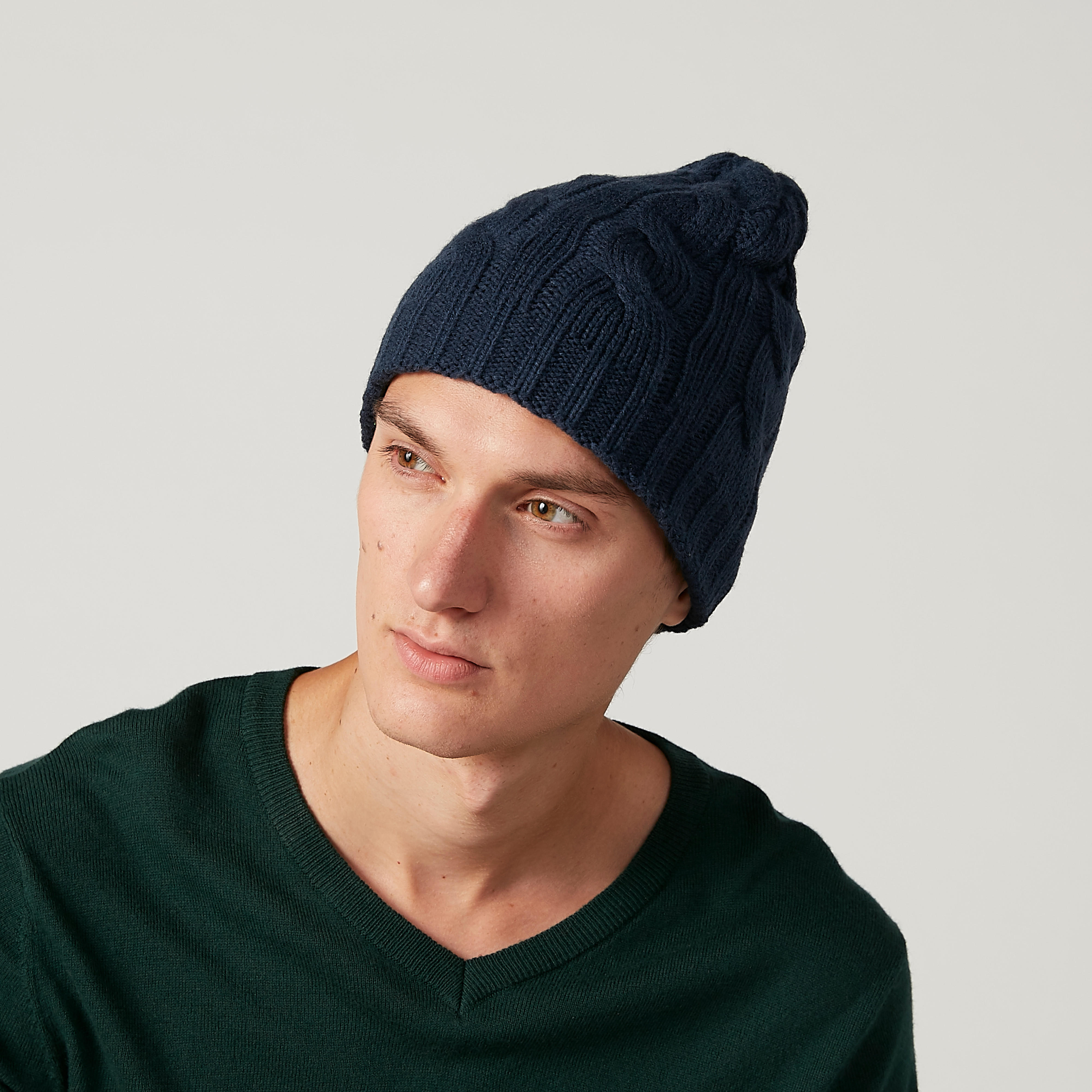 قبعة بيني بارزة الملمس-men-caps-image-2