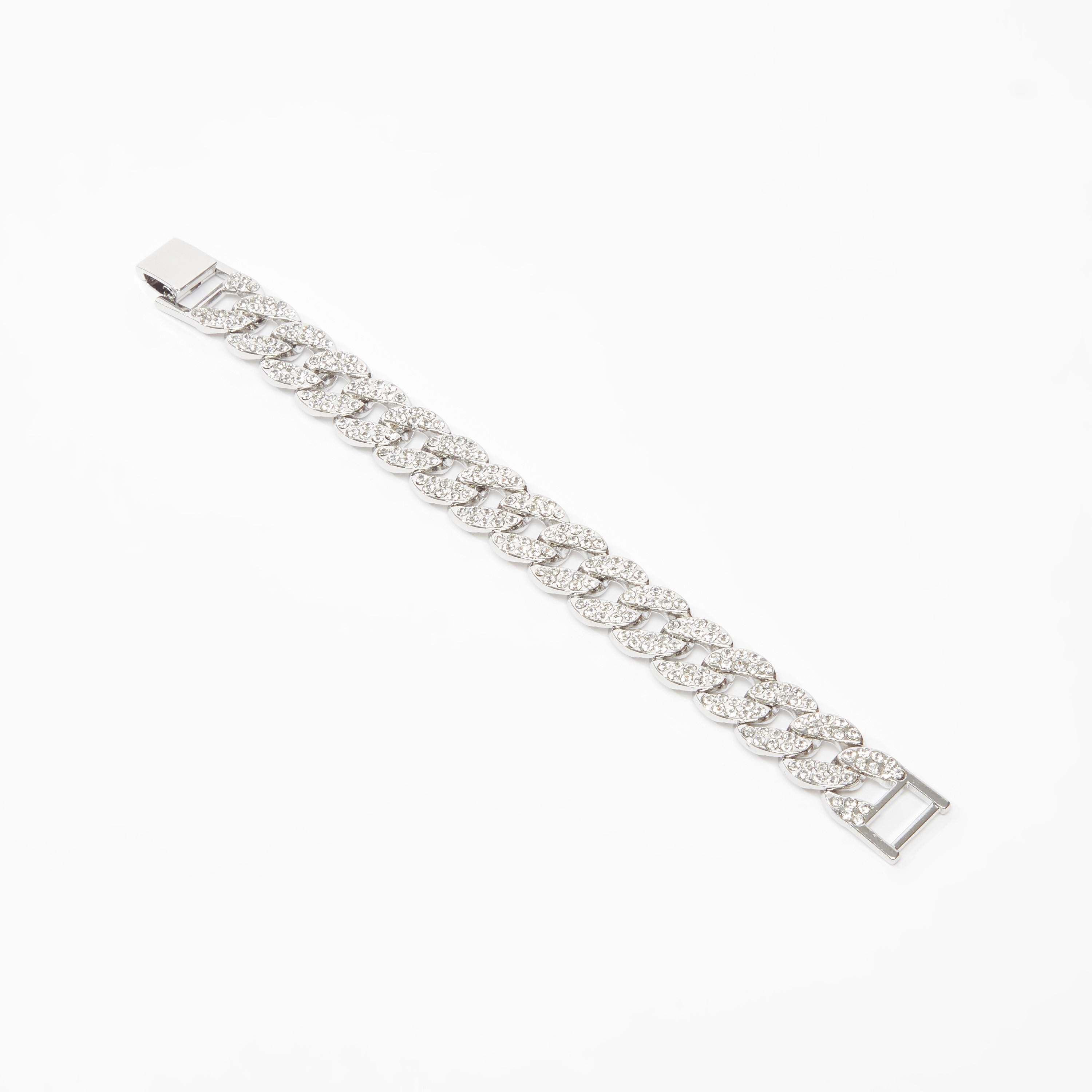 Studded Bracelet with Foldover Clasp-men-watchesandjewellery-bracelets-image-1