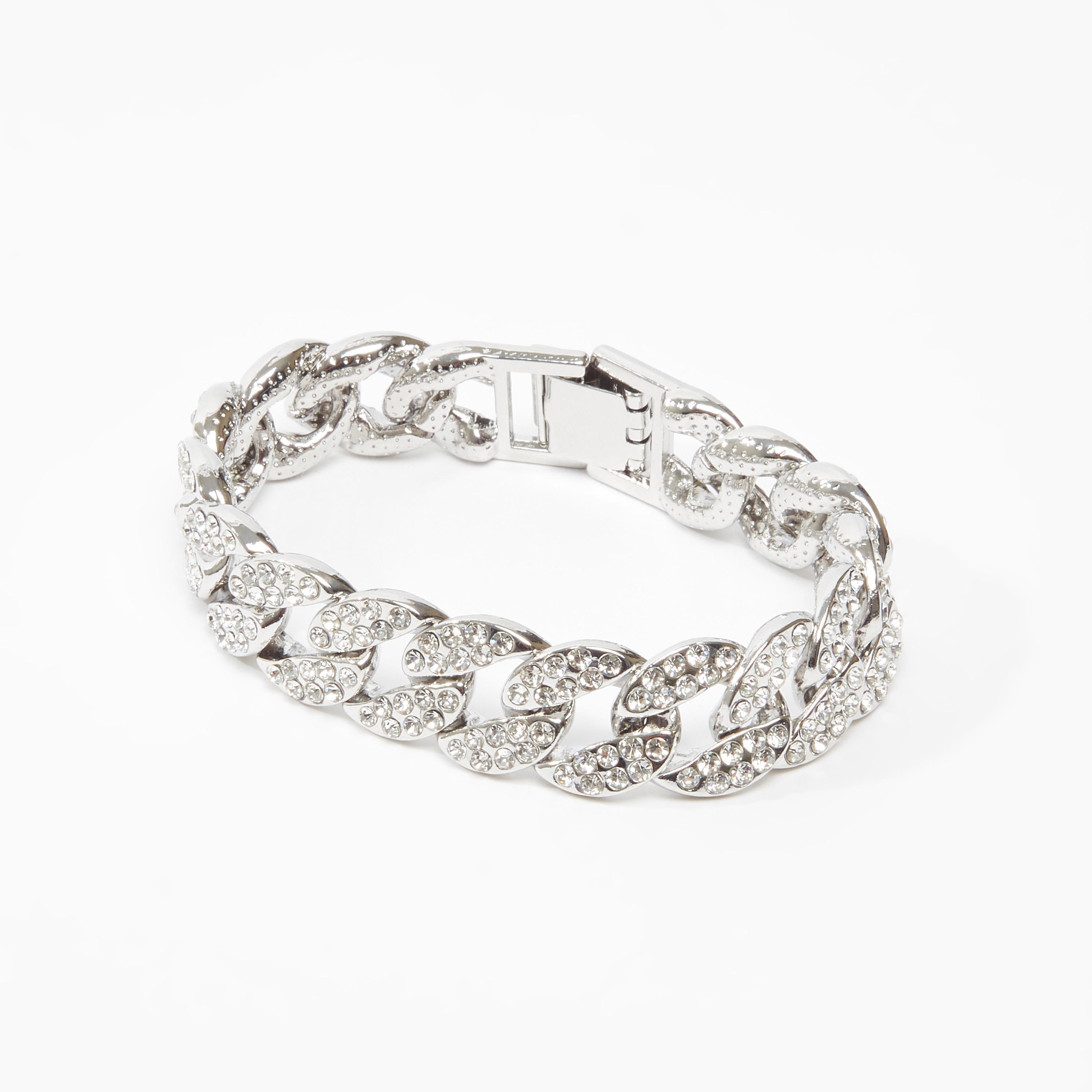 Studded Bracelet with Foldover Clasp-men-watchesandjewellery-bracelets-image-4