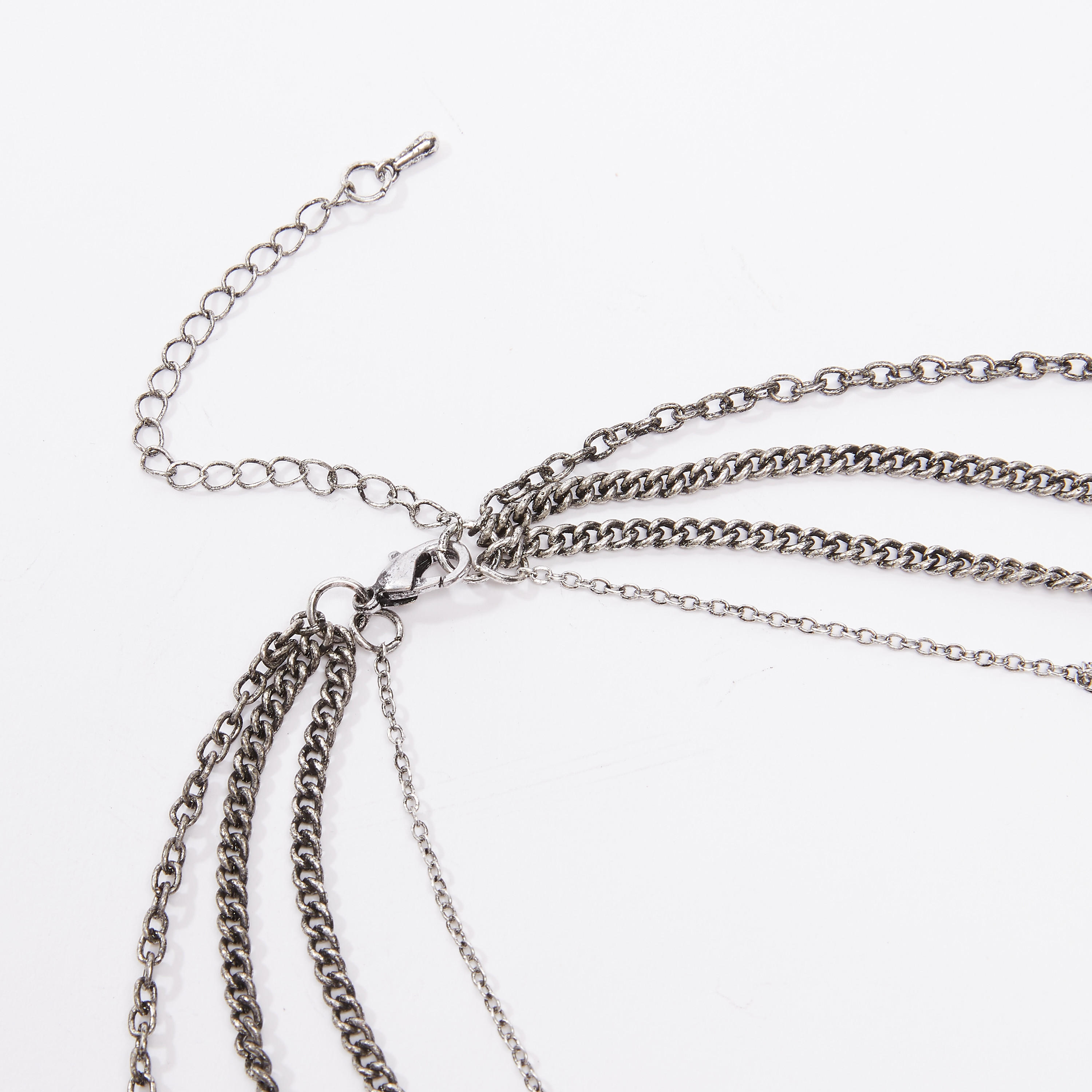 Embellished Layered Necklace with Lobster Clasp-men-watchesandjewellery-necklacesandpendants-image-4