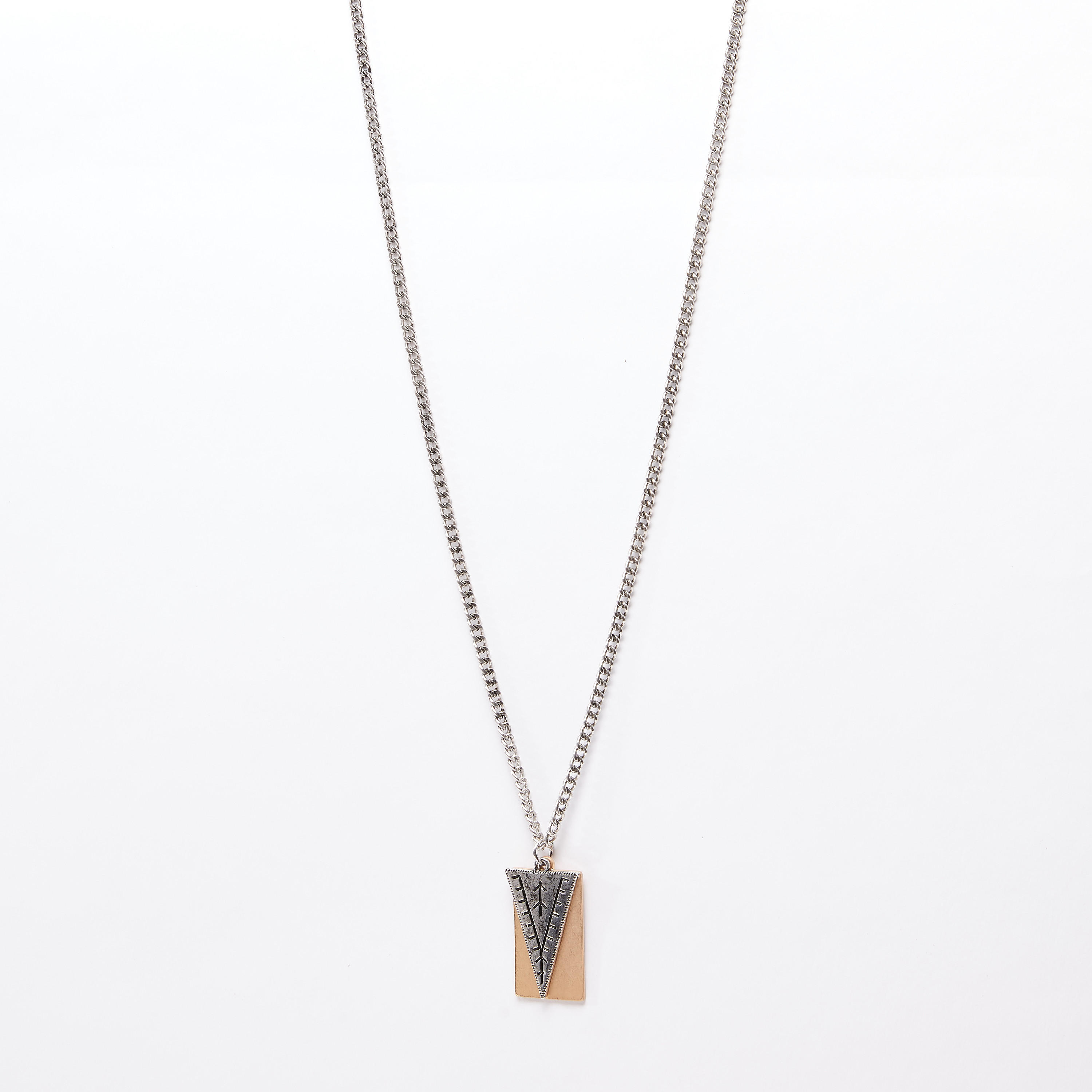 عقد بدلّاية ميتاليك ومشبك إغلاق-men-watchesandjewellery-necklacesandpendants-image-1