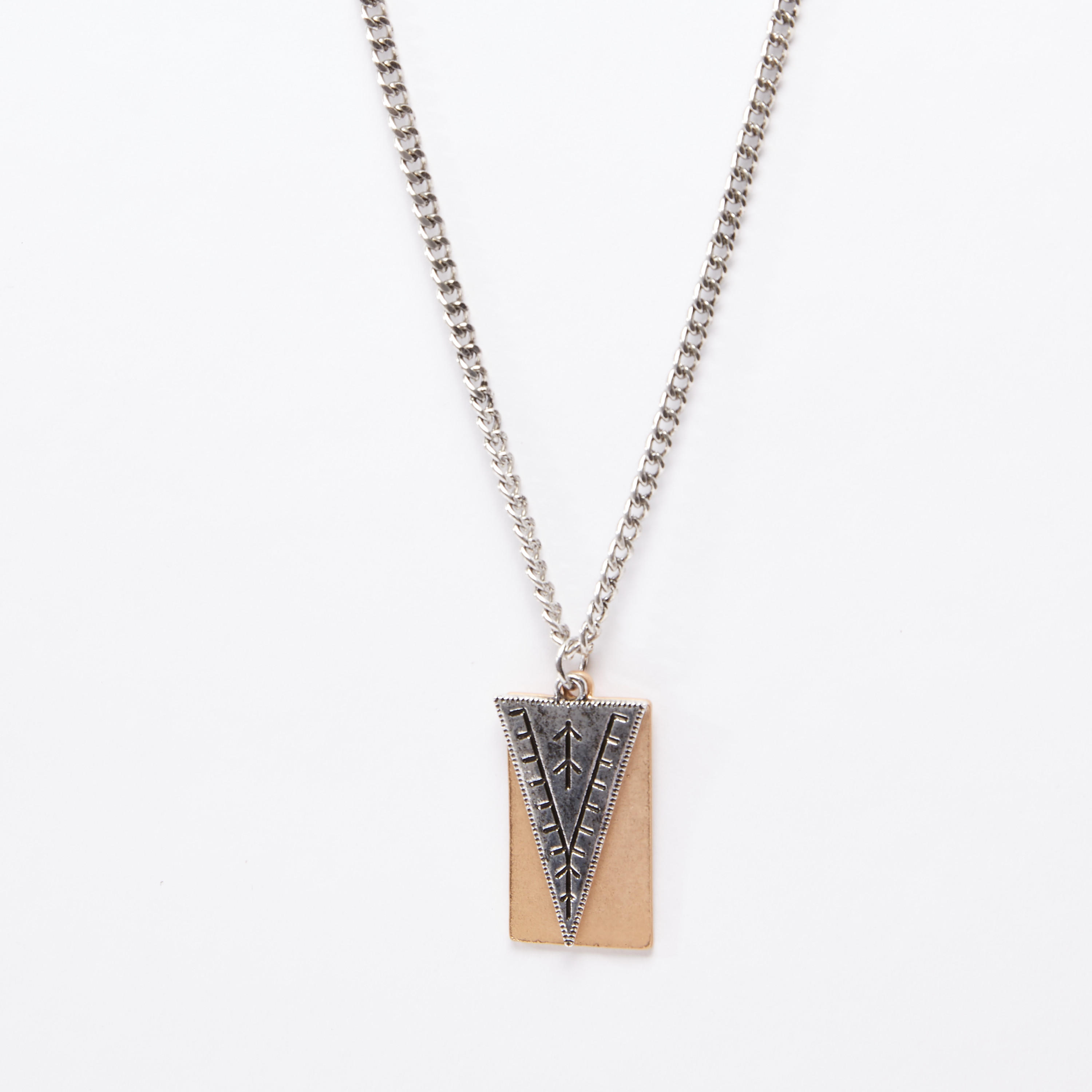 عقد بدلّاية ميتاليك ومشبك إغلاق-men-watchesandjewellery-necklacesandpendants-image-3
