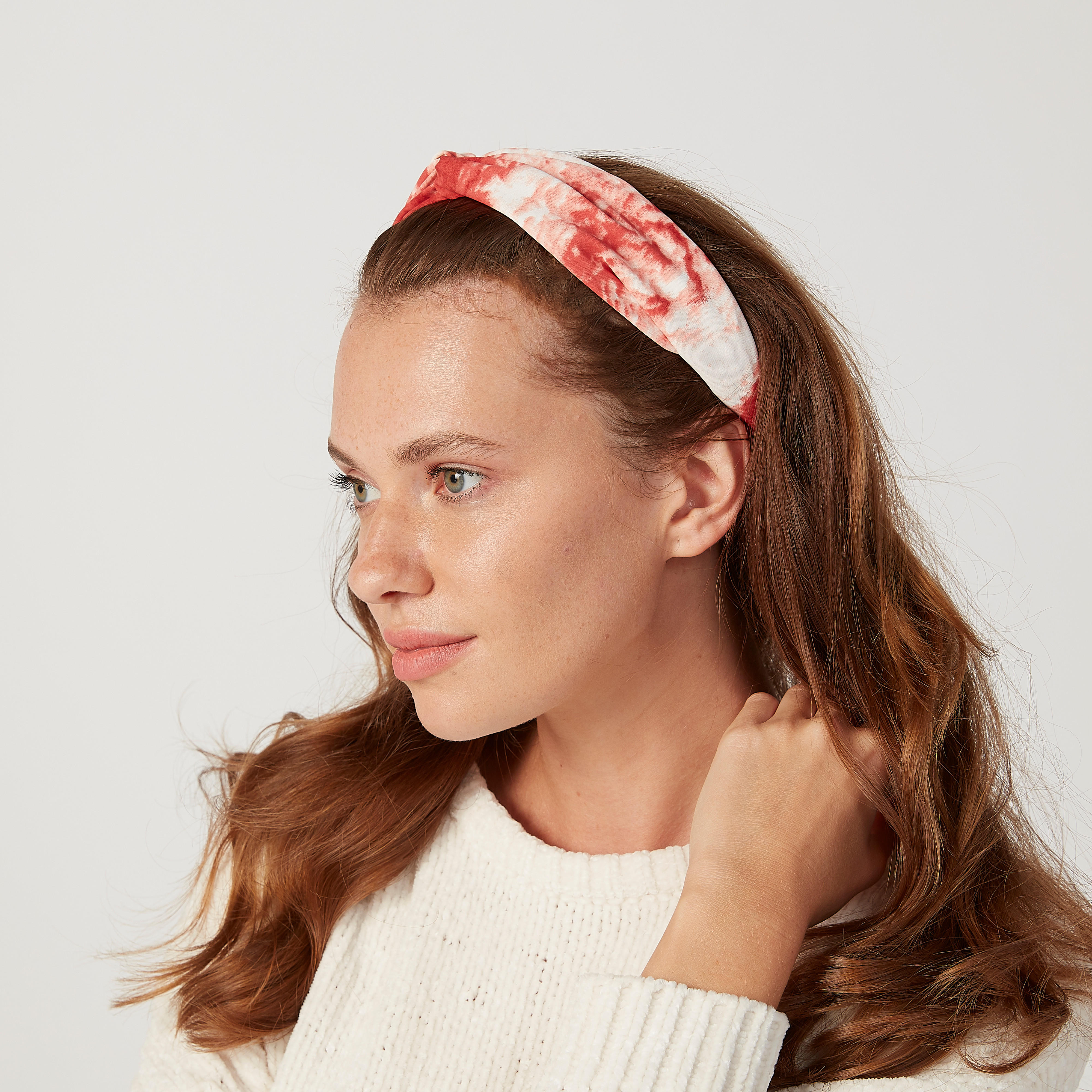 شريطة رأس بعقدة وطبعات - طقم من قطعتين-women-hairaccessories-image-2