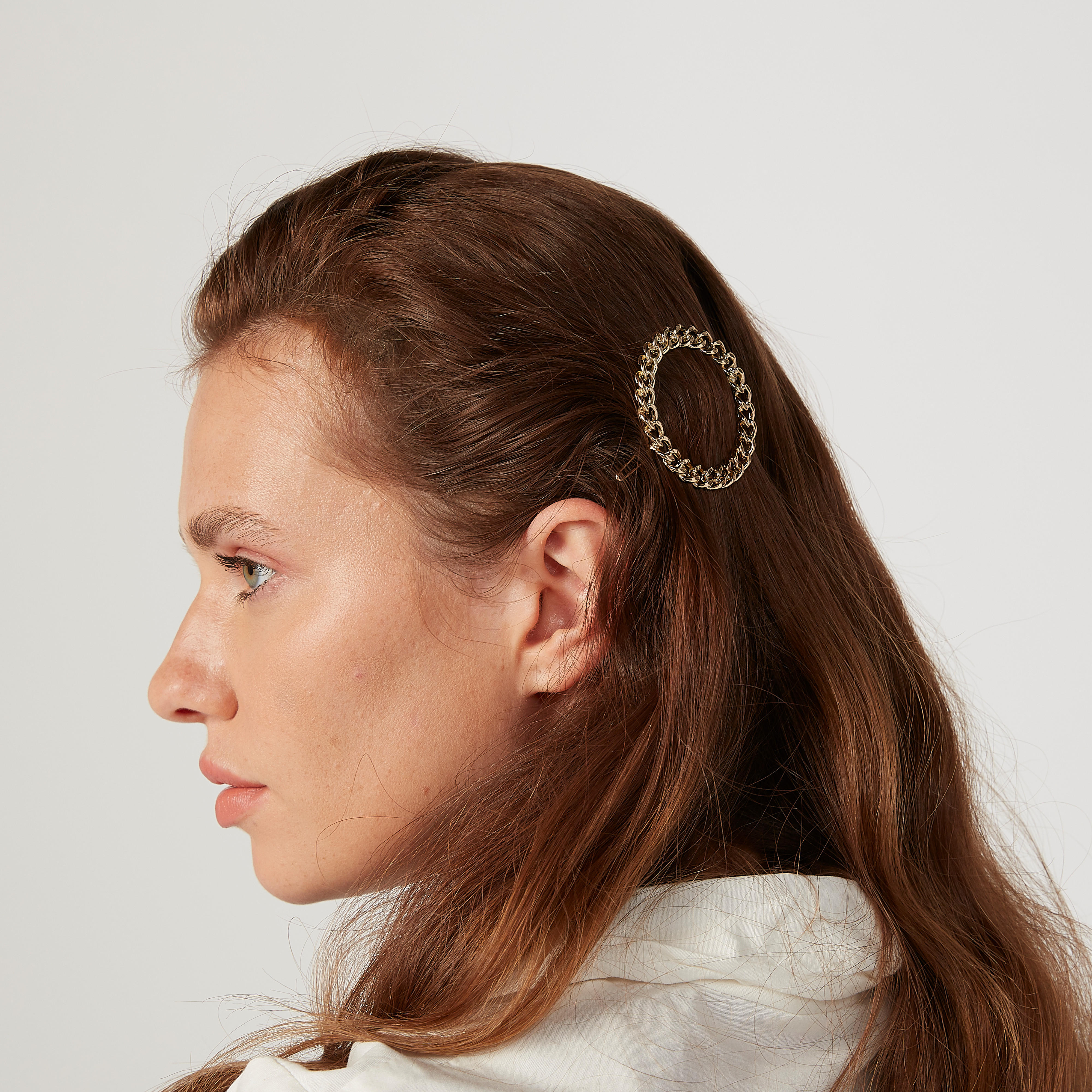 Round Accent Metallic Hairpin-women-hairaccessories-image-2