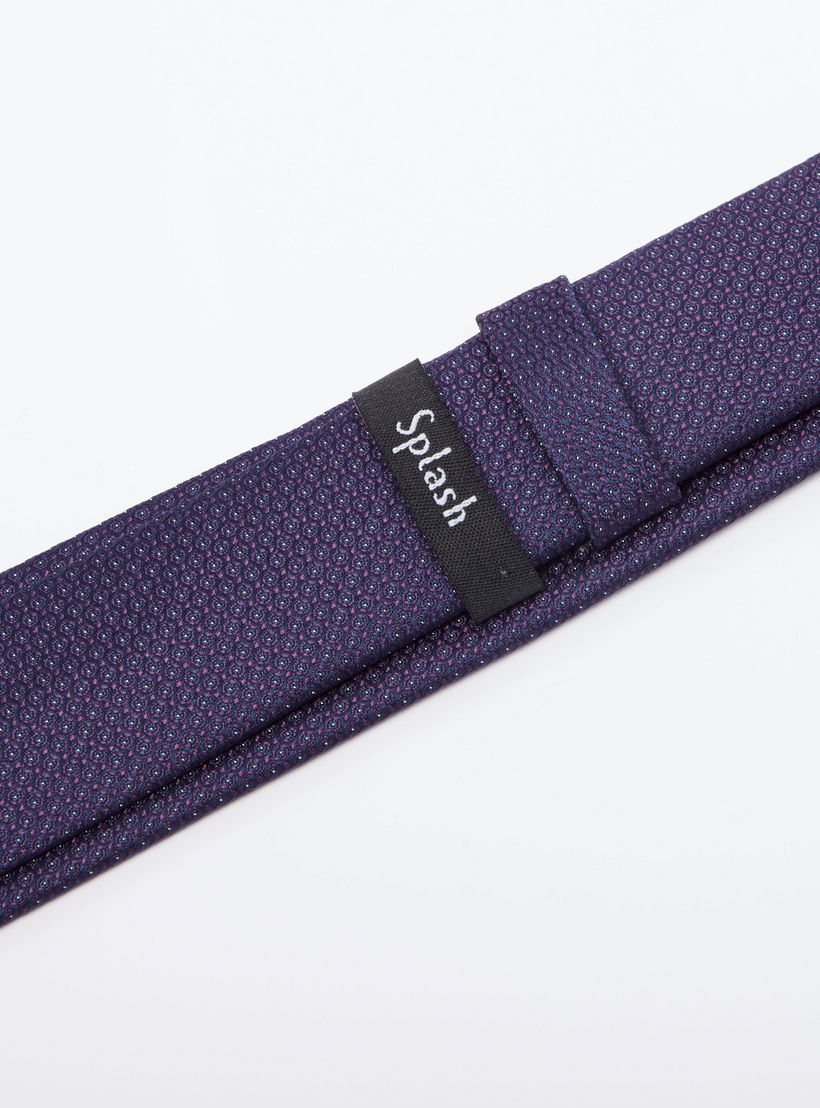 ربطة عنق عادية بارزة الملمس بمشبك تثبيت-men-tiesandcufflinks-pocketsquares-image-2