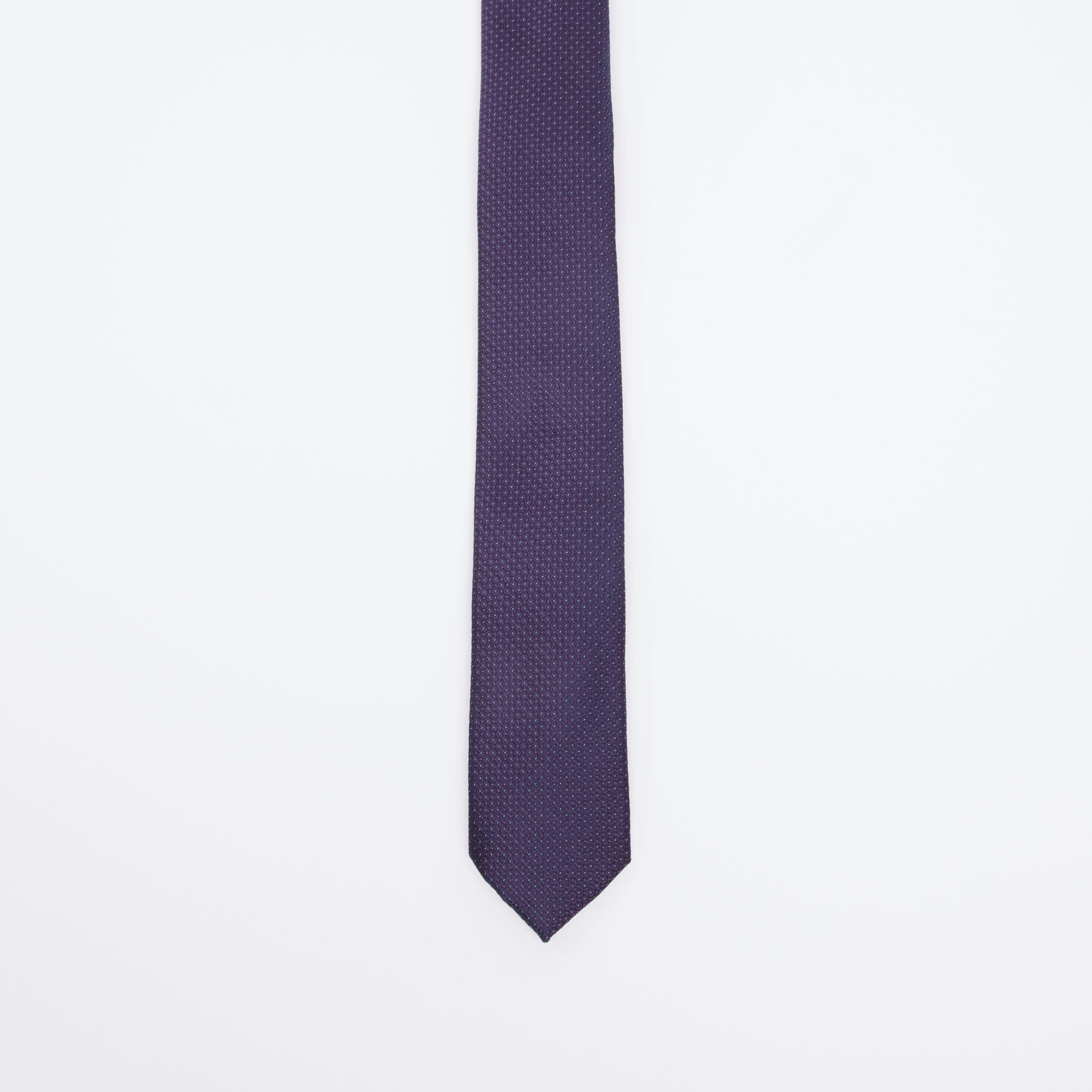ربطة عنق عادية بارزة الملمس بمشبك تثبيت-men-tiesandcufflinks-pocketsquares-image-1