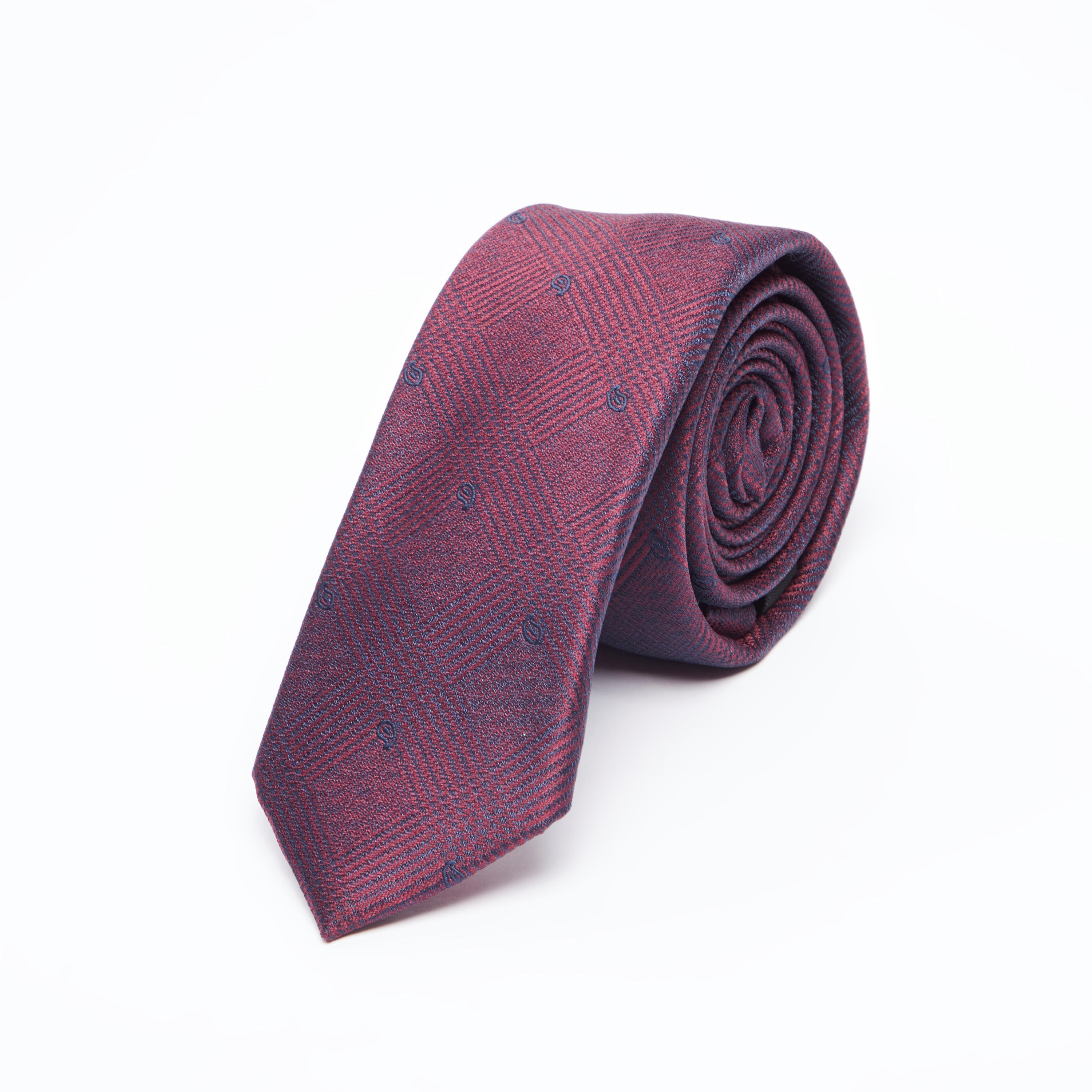 ربطة عنق عادية بارزة الملمس بمشبك تثبيت-men-tiesandcufflinks-pocketsquares-image-4